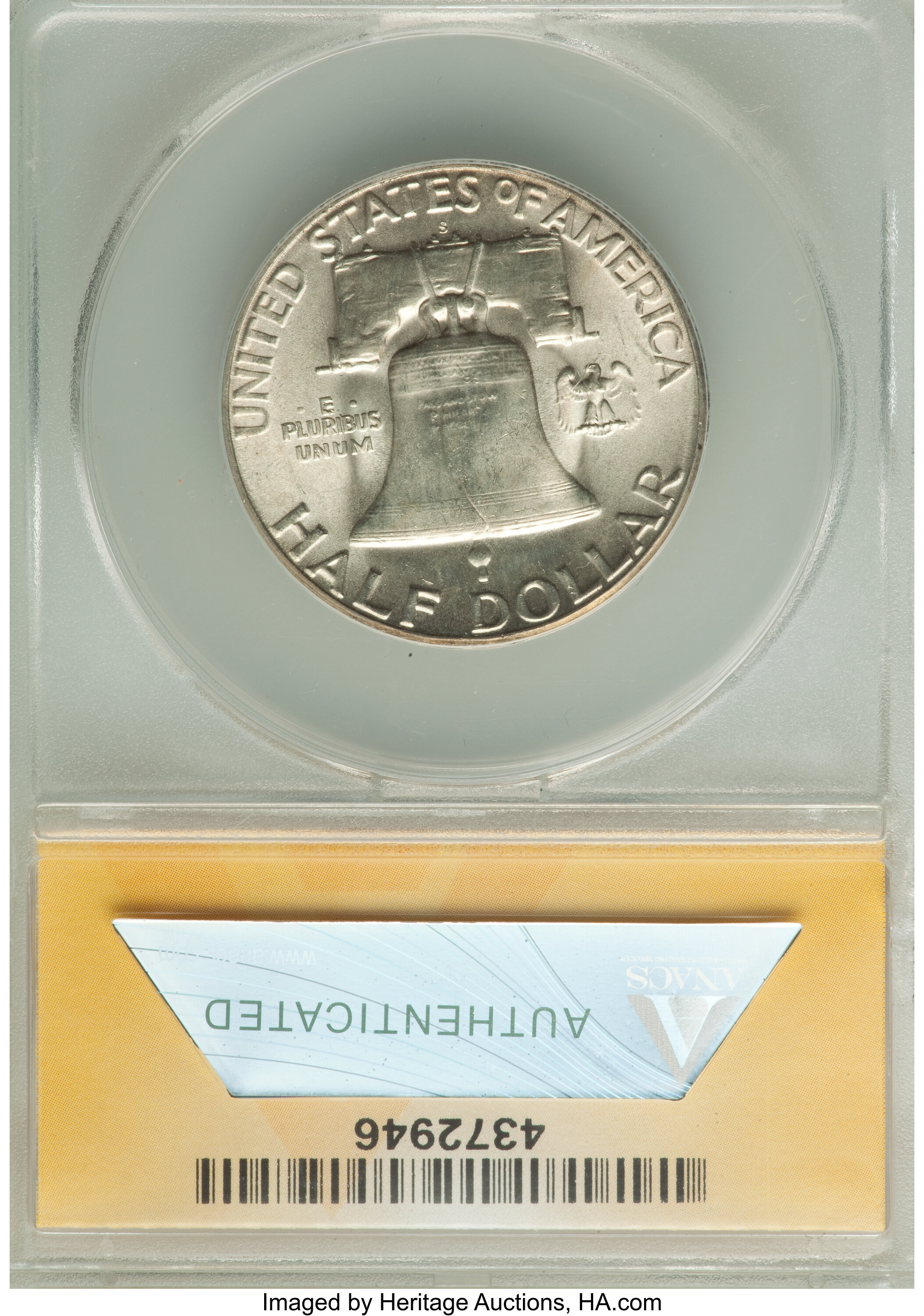 1954-S 50c VG10 thumbnail 2