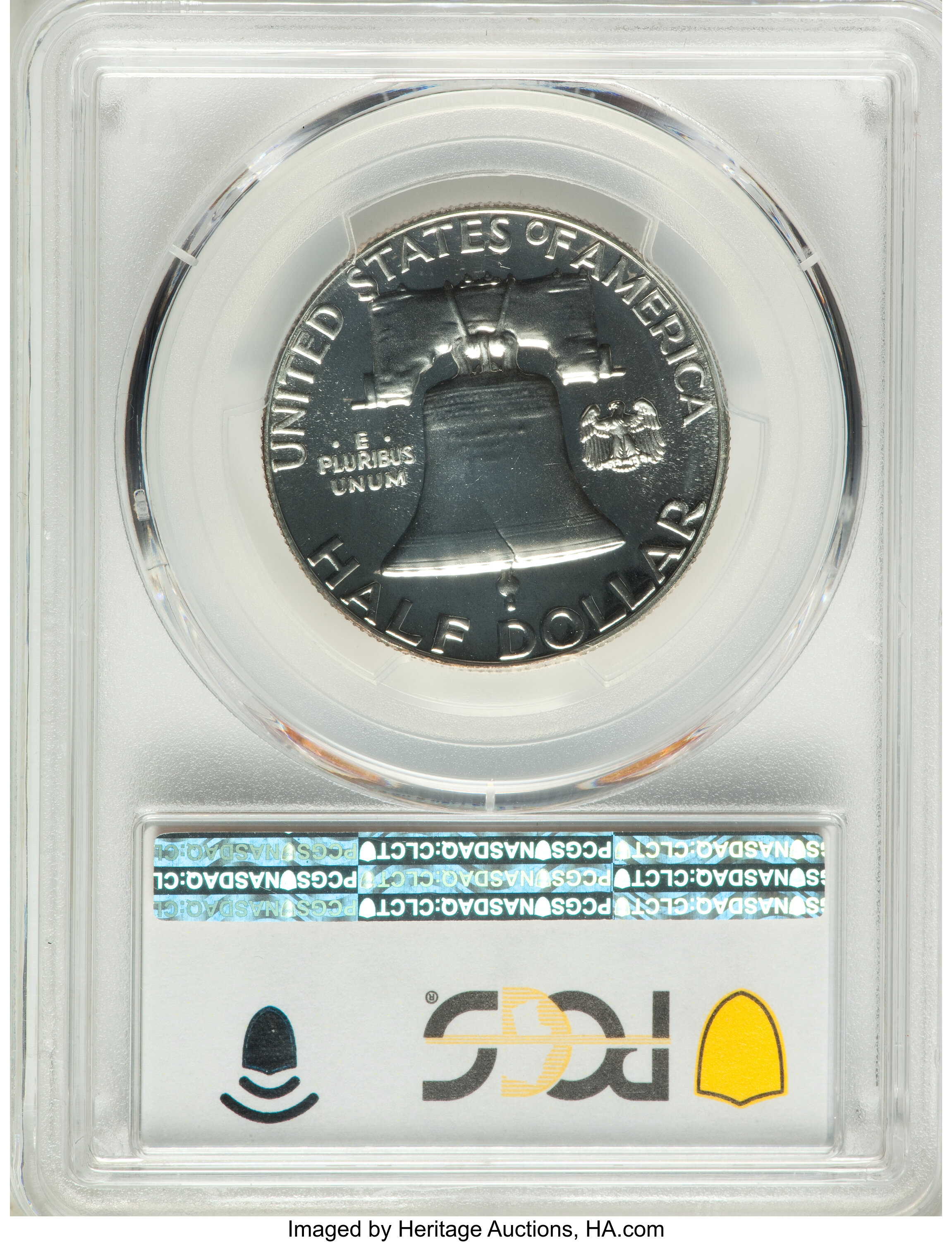 1961 50c Doubled Die Reverse PR68 thumbnail 2