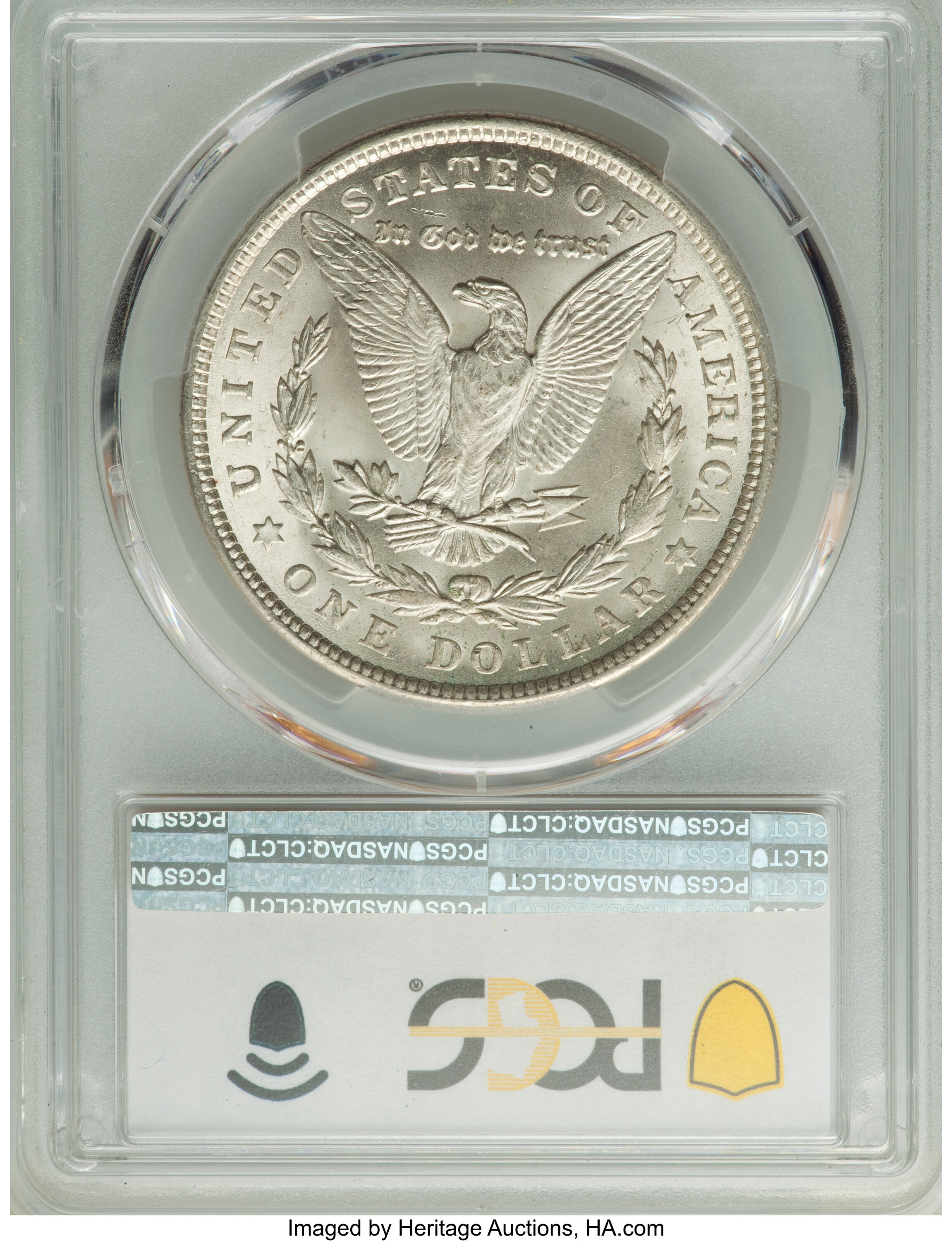 1921 $1  Morgan, Infrequent Reeding, VAM-4 MS66 thumbnail 5