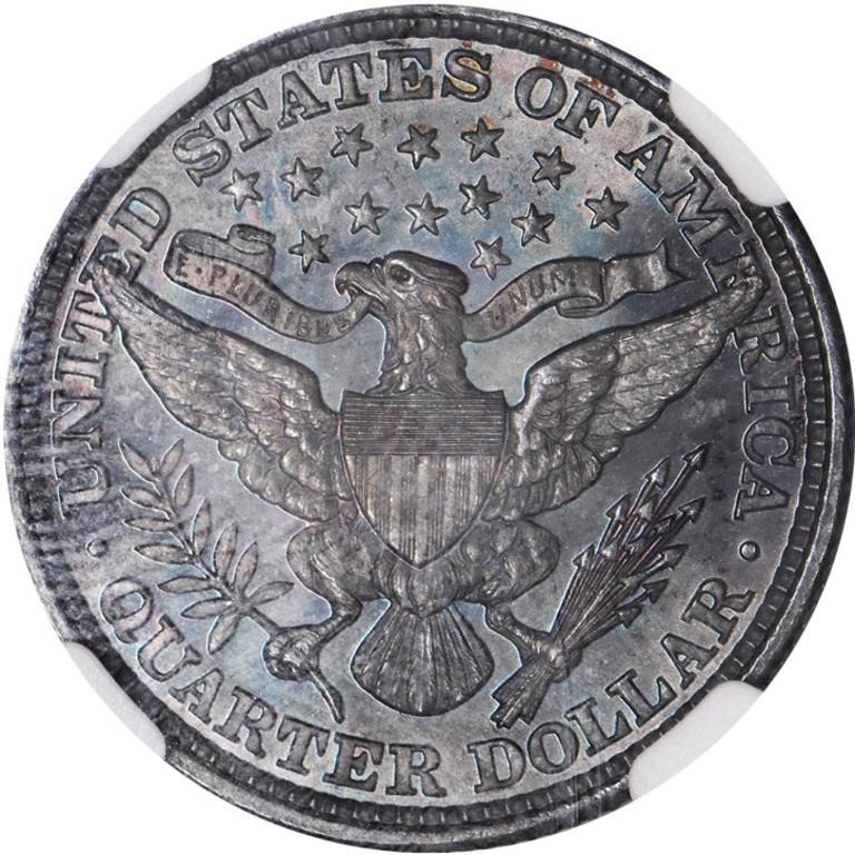 1892 25c Tripled Die Reverse, FS-801 VF20 thumbnail 8