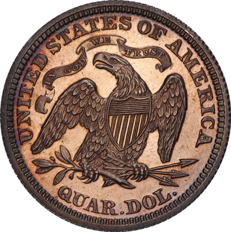 1863 P25c Silver, J-335 PR CAM thumbnail 7