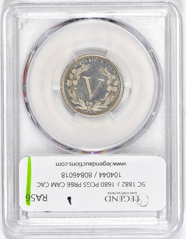 1882 P5c Nickel, J-1680 PR CAM PR64 CAM thumbnail 7