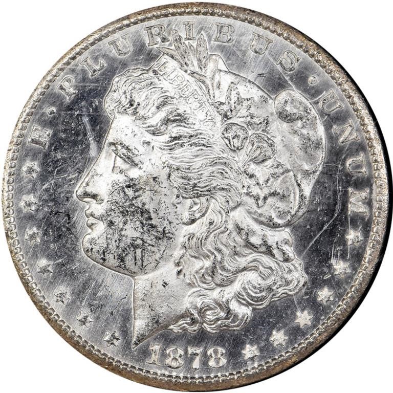 $1 1878-CC NGC MS61 PL