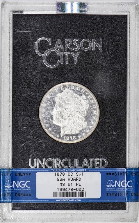 1878-CC $1  GSA Hoard, Hard package MS PL MS60 PL thumbnail 3