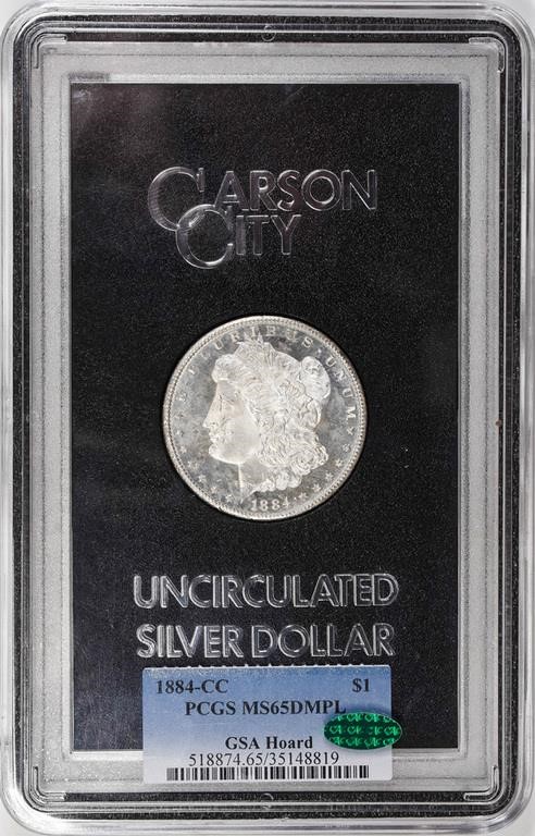 1884-CC $1  GSA Hoard, Hard package MS DMPL MS65 DMPL thumbnail 7