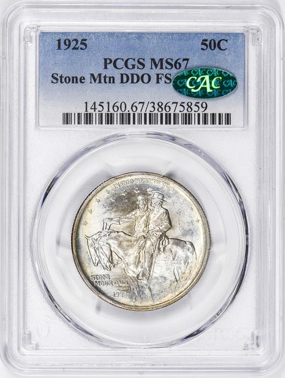 1925 50c Stone Mountain, DDO, FS-101 MS67 thumbnail 3