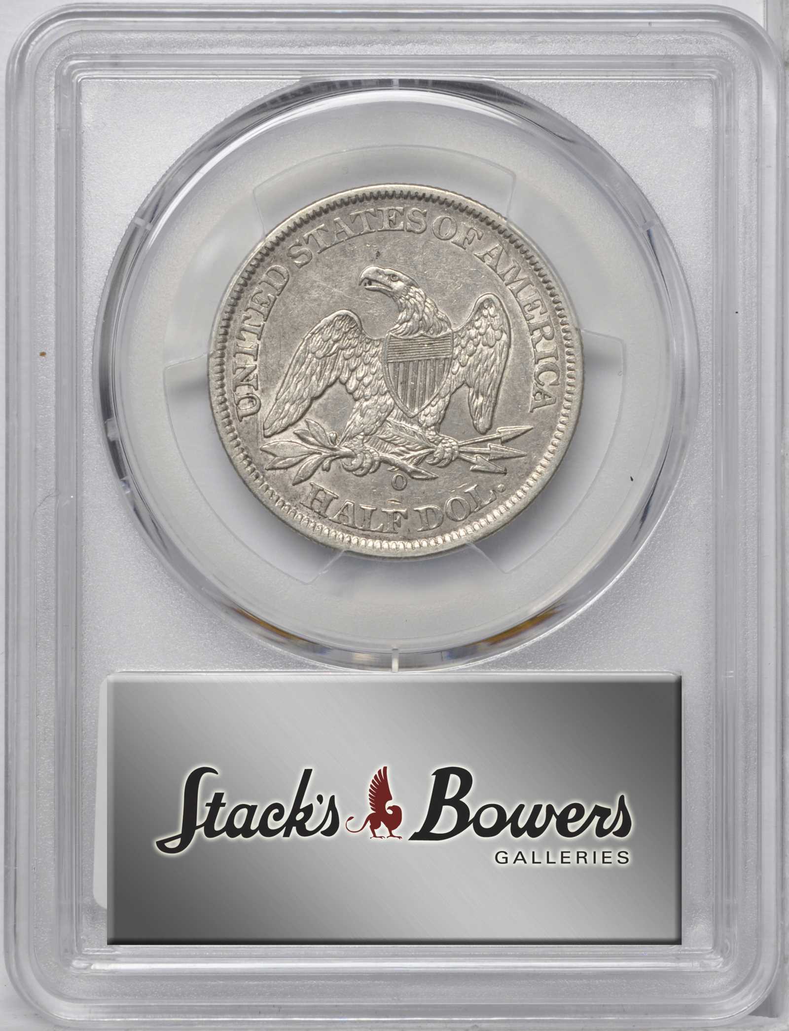 1861-O 50c Bisected Date, Speared Olive Bud, FS-402/901, W-14 VG8 thumbnail 15