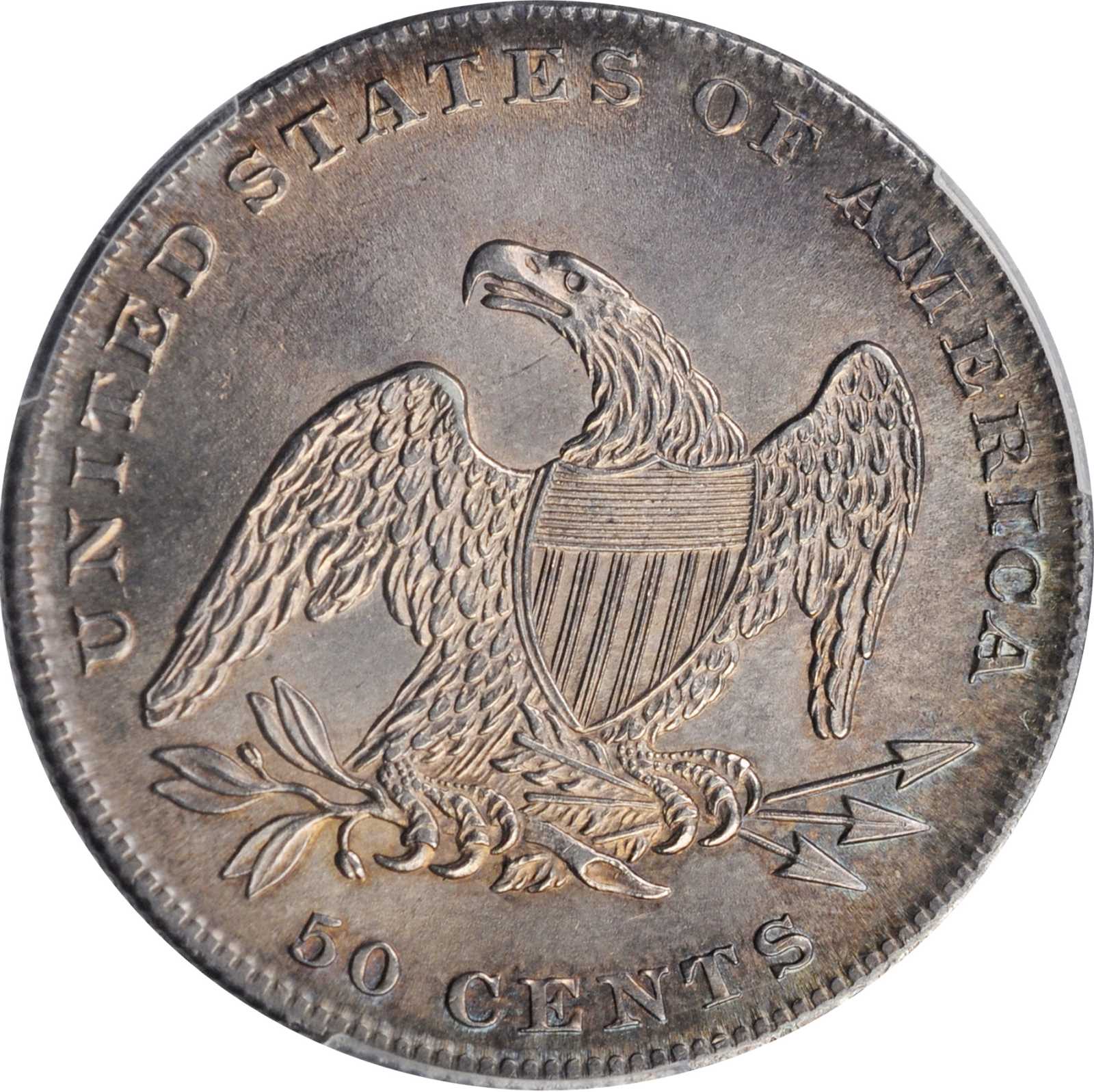1837 50c Reeded Edge, GR-20 XF45 thumbnail 7