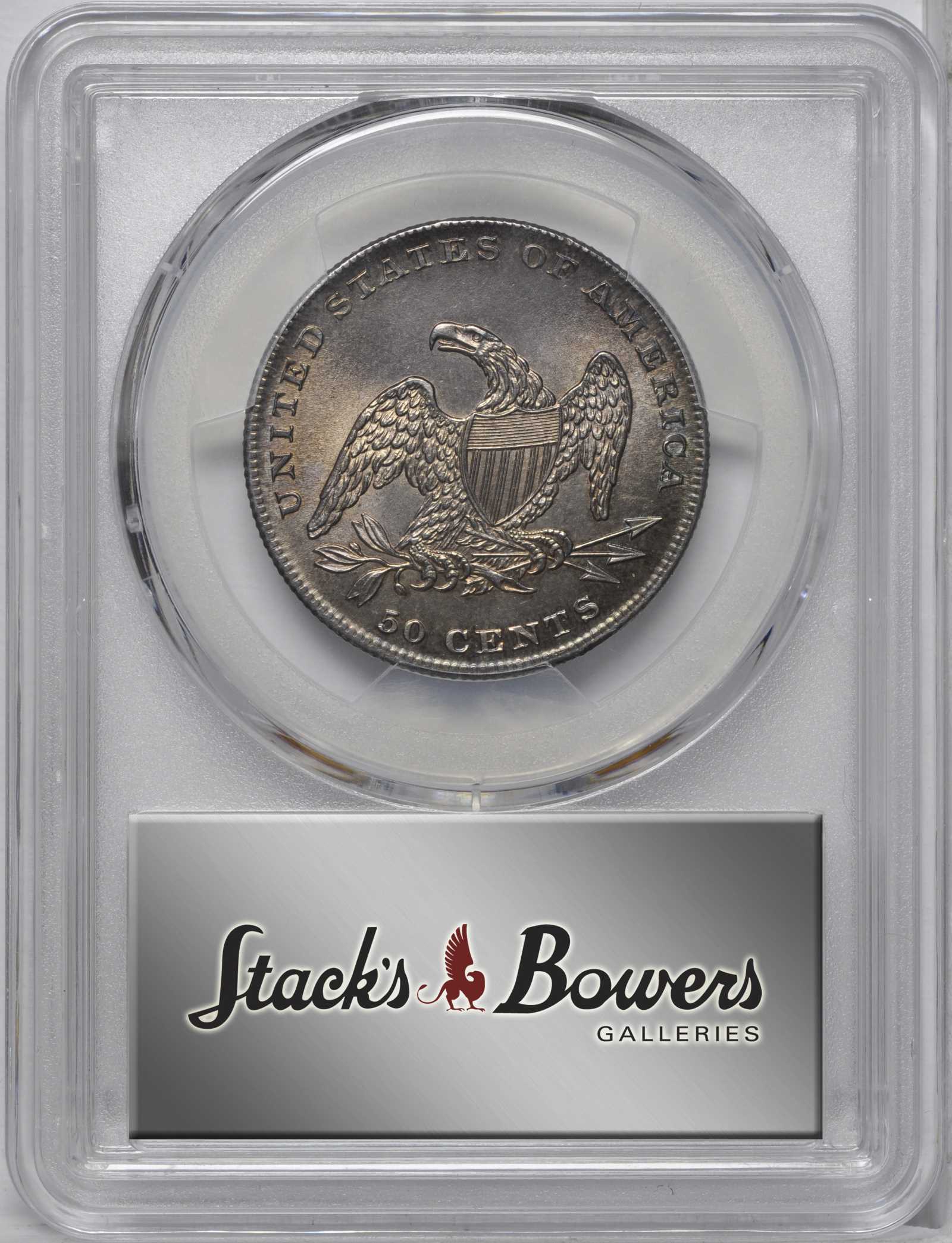 1837 50c Reeded Edge, GR-20 XF45 thumbnail 9