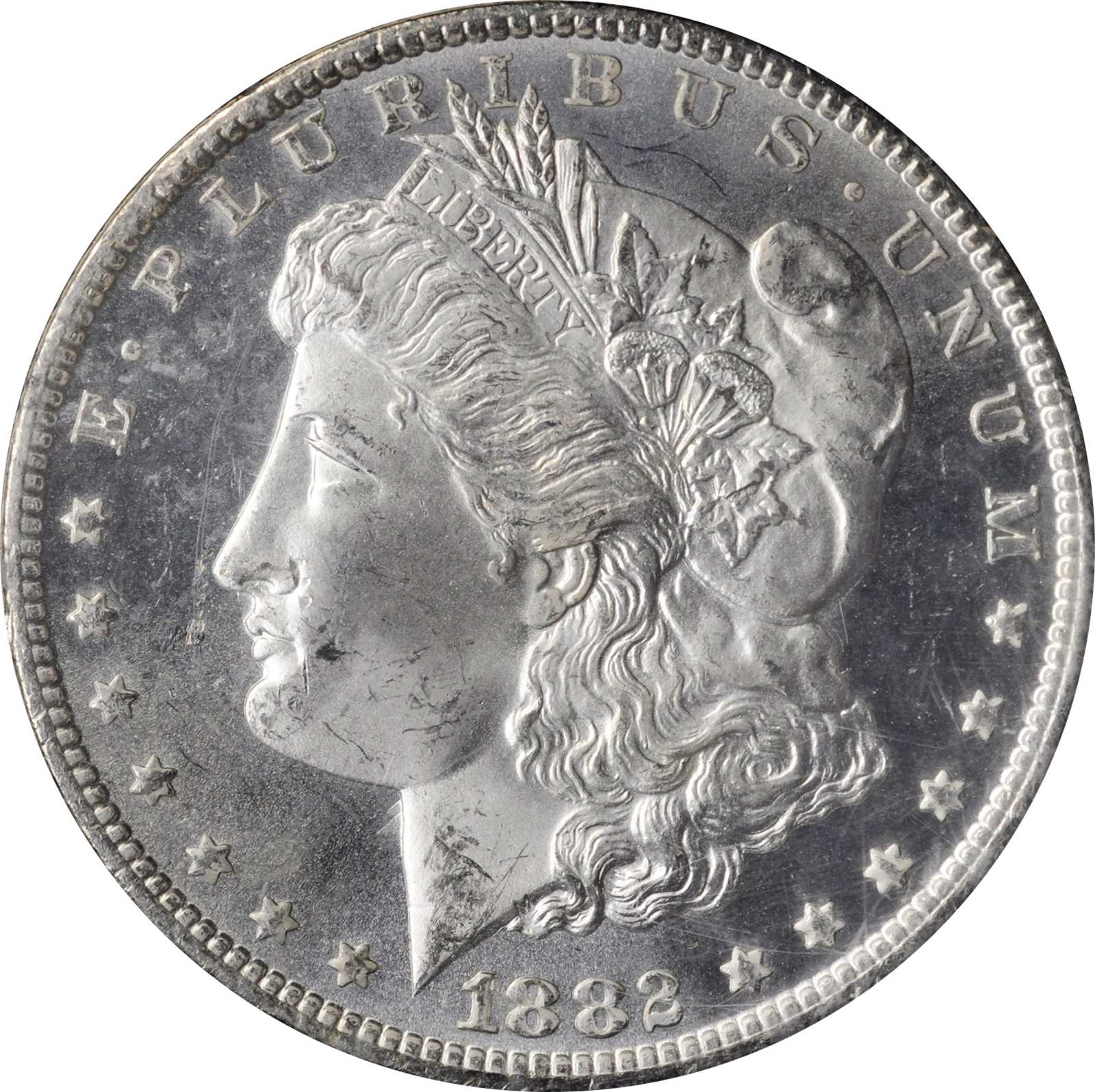 1882-CC GSA Morgan Silver Dollar. MS-66 PL (PCGS). CAC.