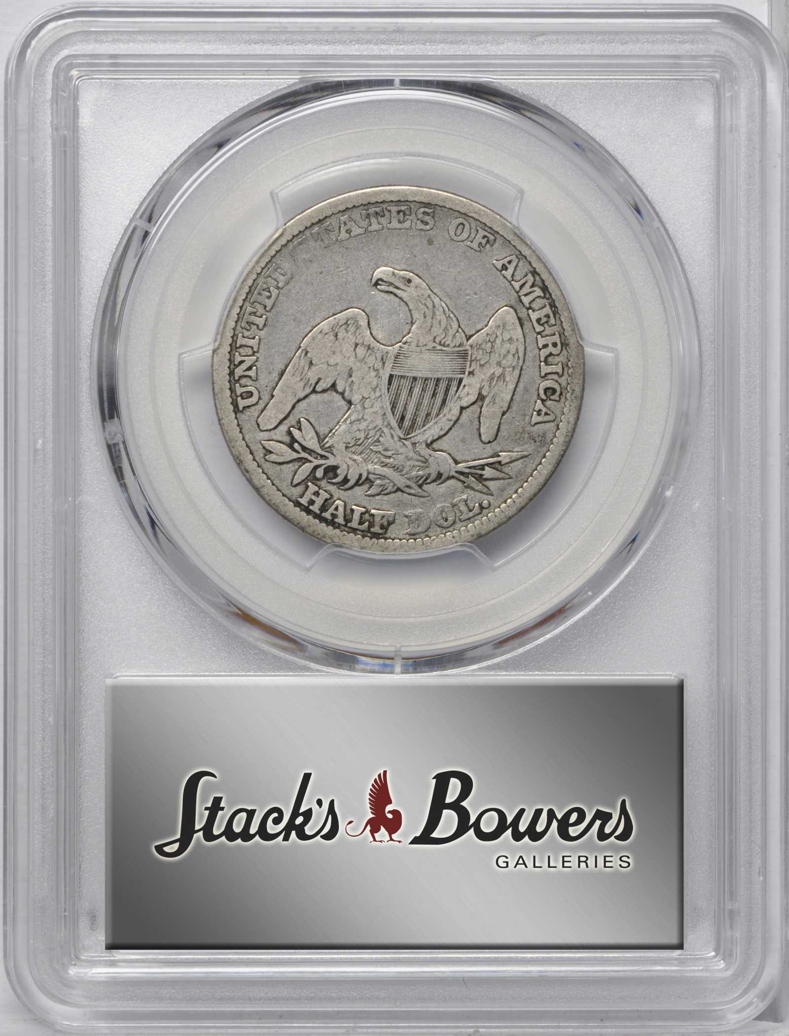 1838 50c Reeded Edge, GR-15 AG3 CAC thumbnail 4
