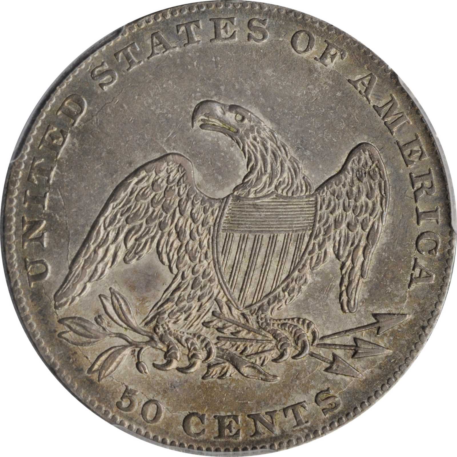1837 50c Reeded Edge, GR-14 MS67 CAC thumbnail 7