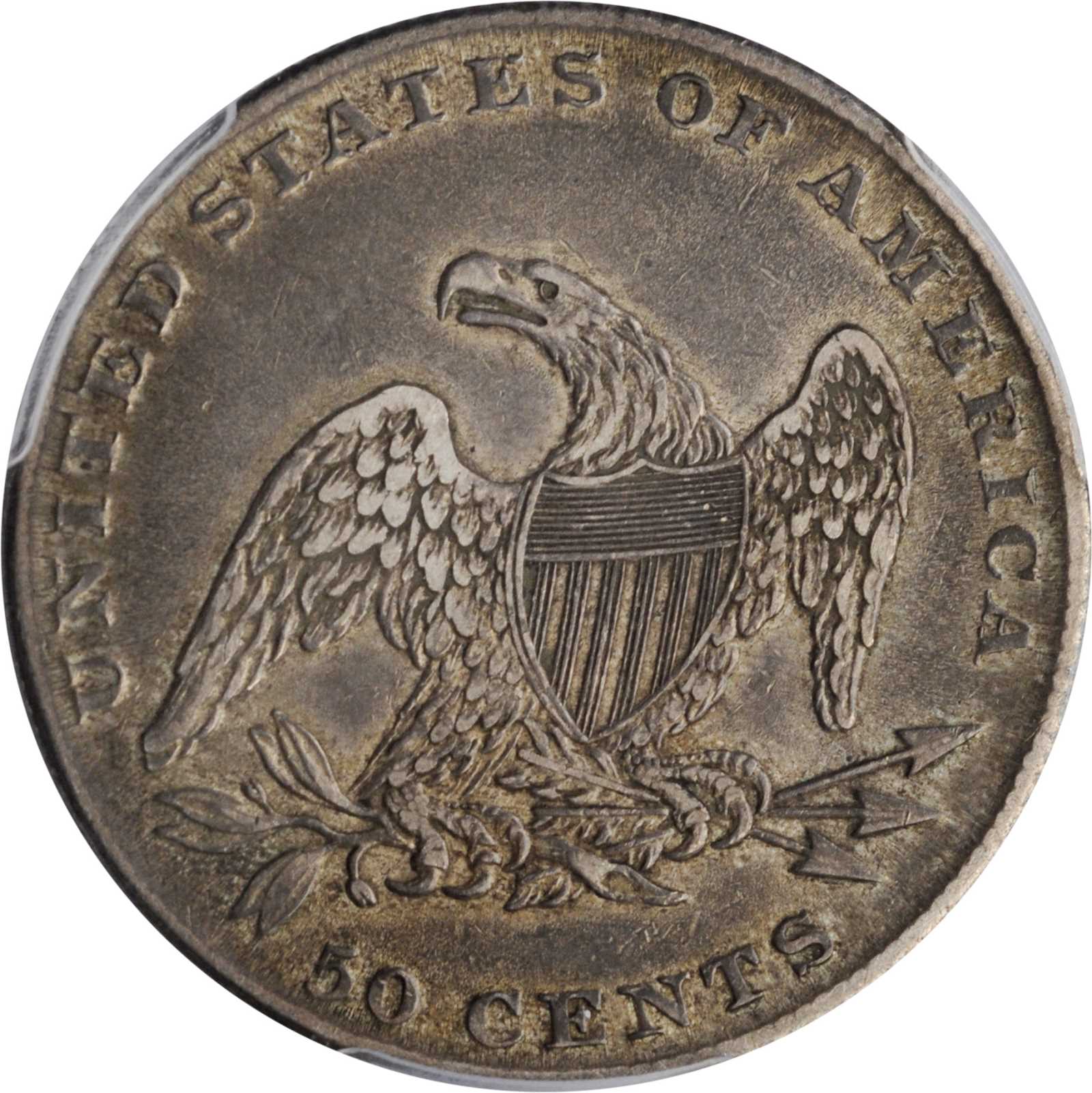 1837 50c Reeded Edge, GR-8 F12 thumbnail 10