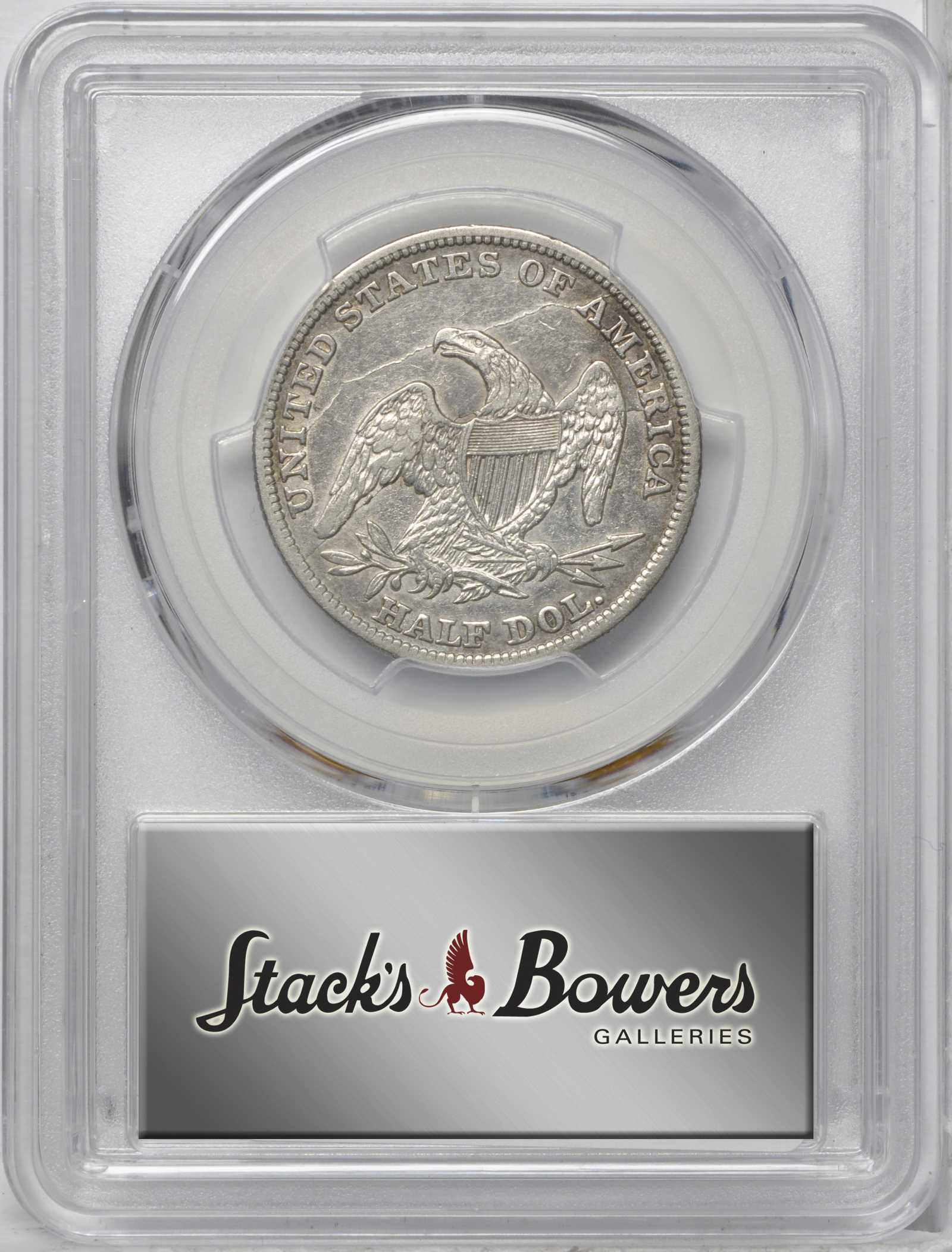 1838 50c Reeded Edge, GR-10 MS66 CAC thumbnail 5