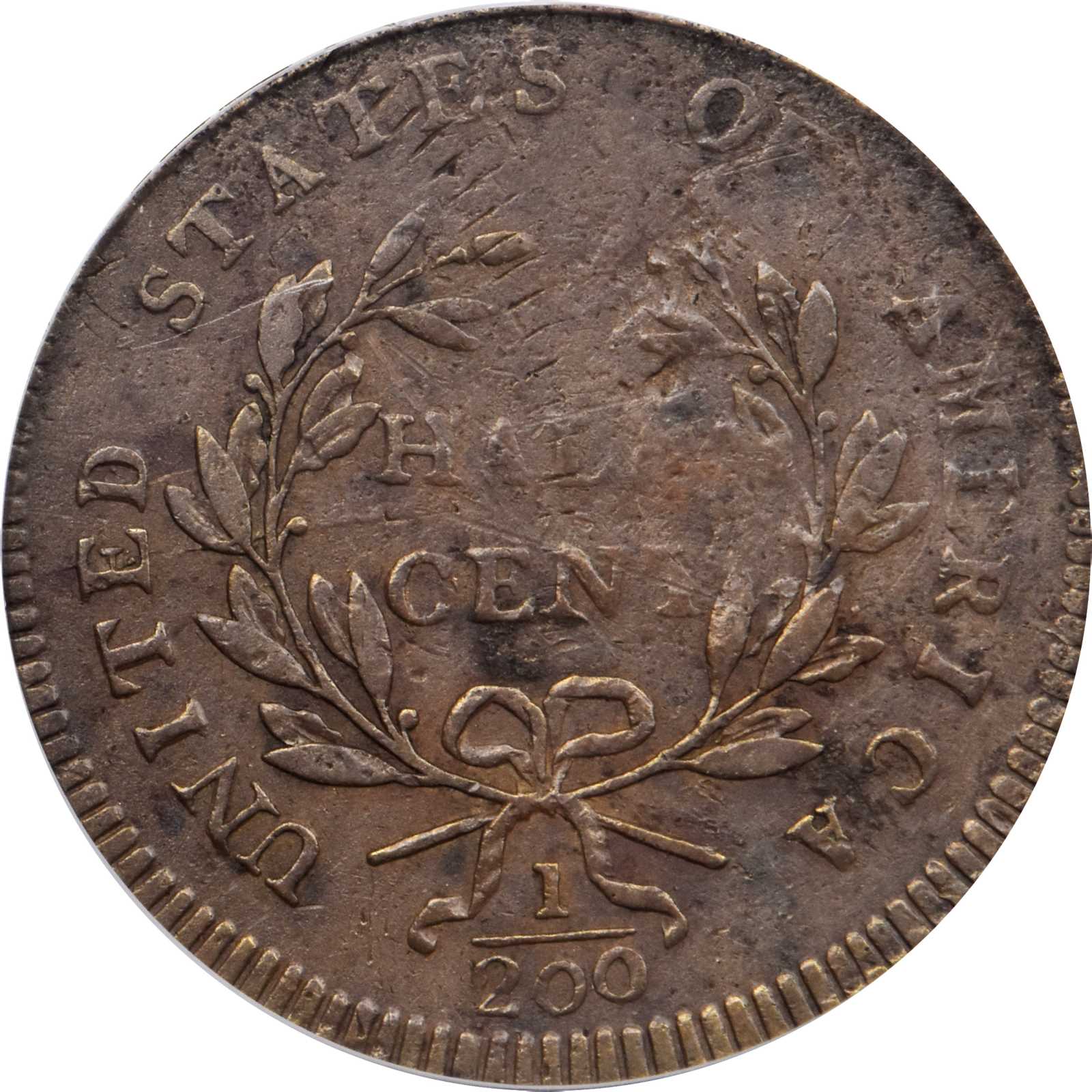 1797 1/2c Plain Edge, Low Head MS BN thumbnail 18