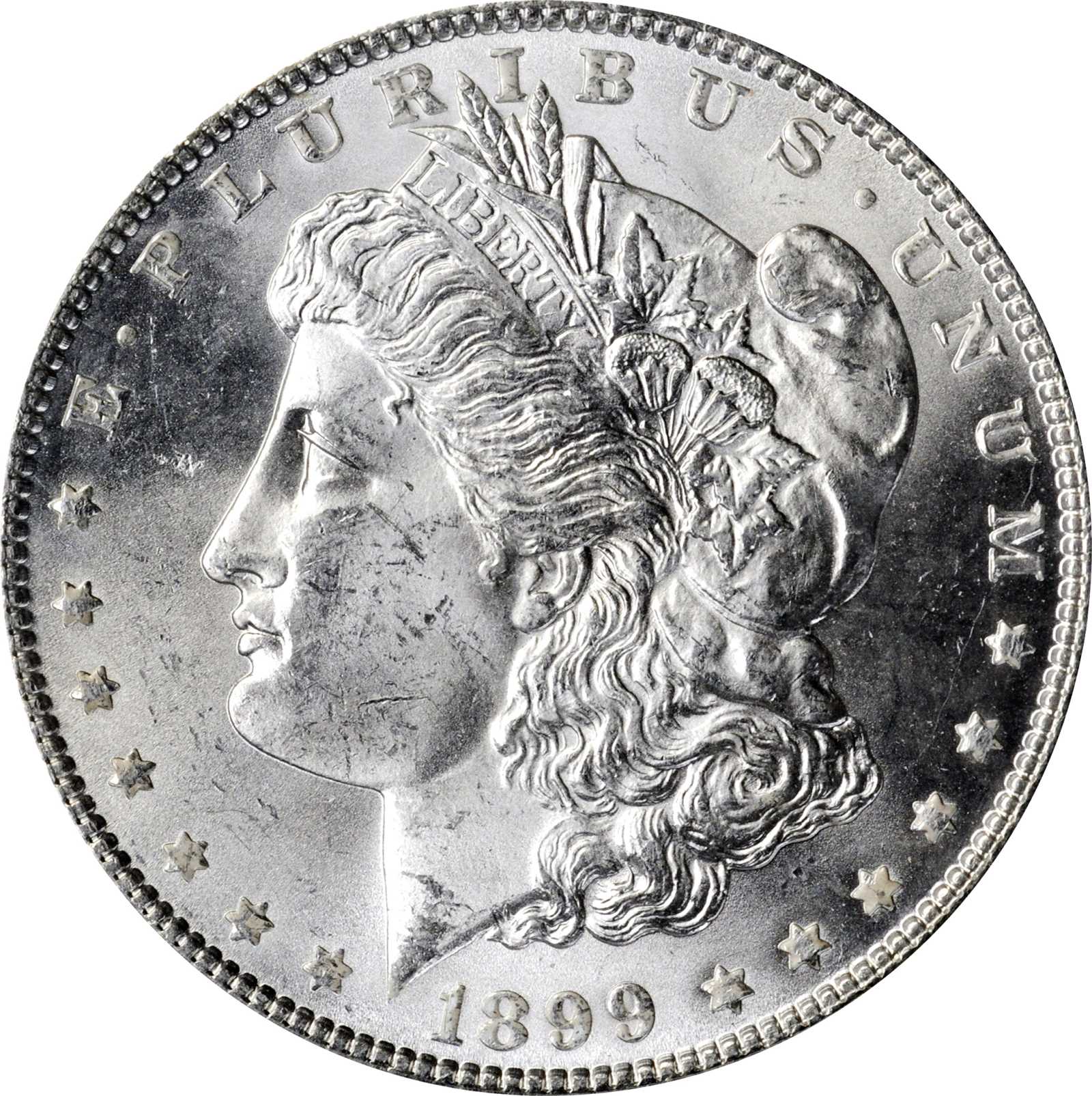 1899 Morgan Silver Dollar. VAM-2. MS-63 (ANACS).