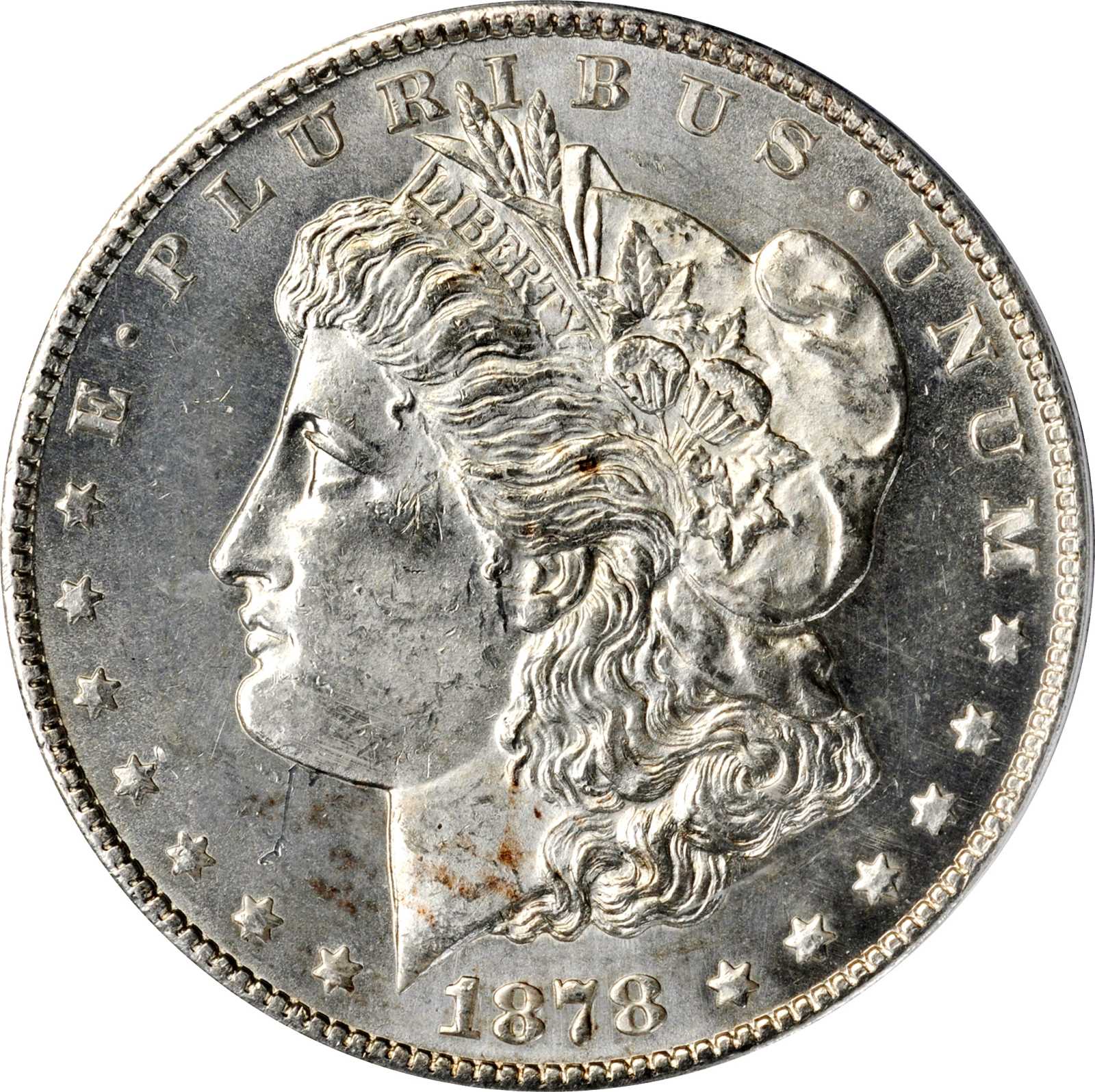 1878 S Tripled Eyelid One Dollar VAM 5 MS Values | Greysheet