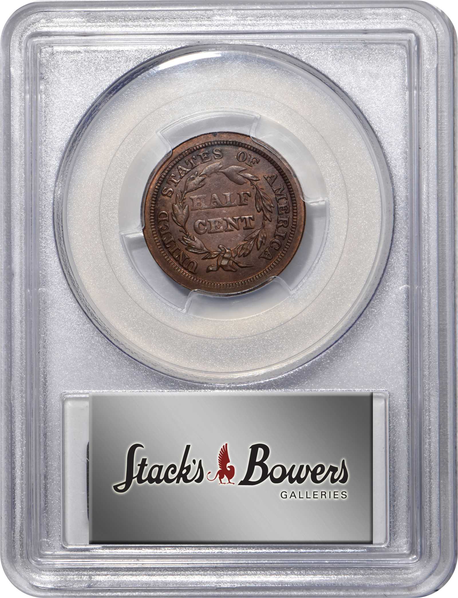 1842 1/2c Restrike, Reverse of 1840 PR RB PR60 RB thumbnail 4