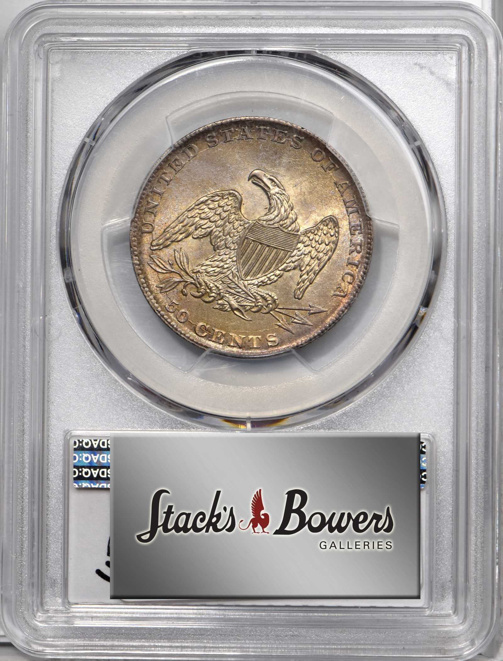 1837 50c Reeded Edge, GR-9 VF30 thumbnail 18