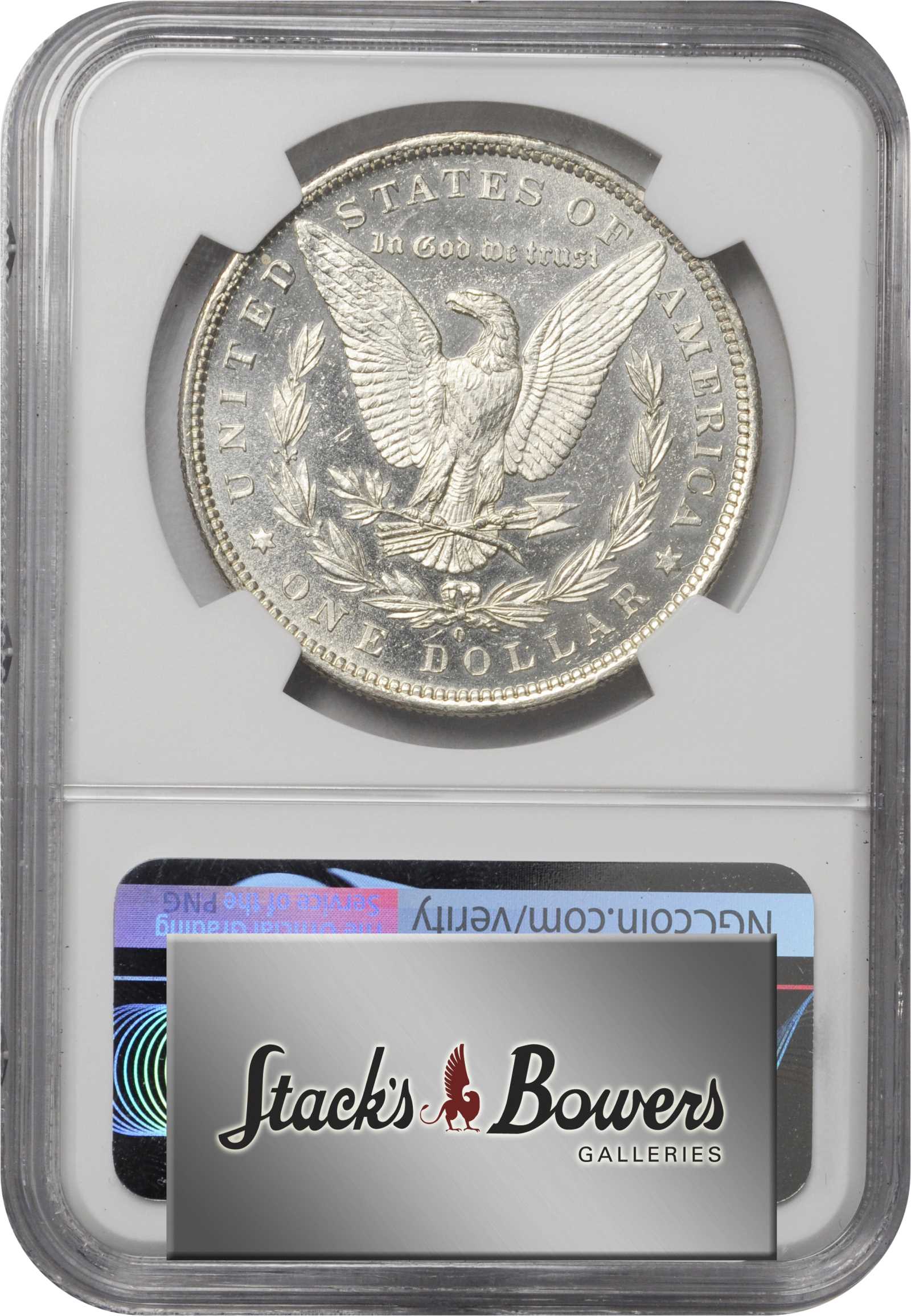 1881-O/O $1  So-called O/S, VAM-5 MS PL AU53 PL CAC thumbnail 4