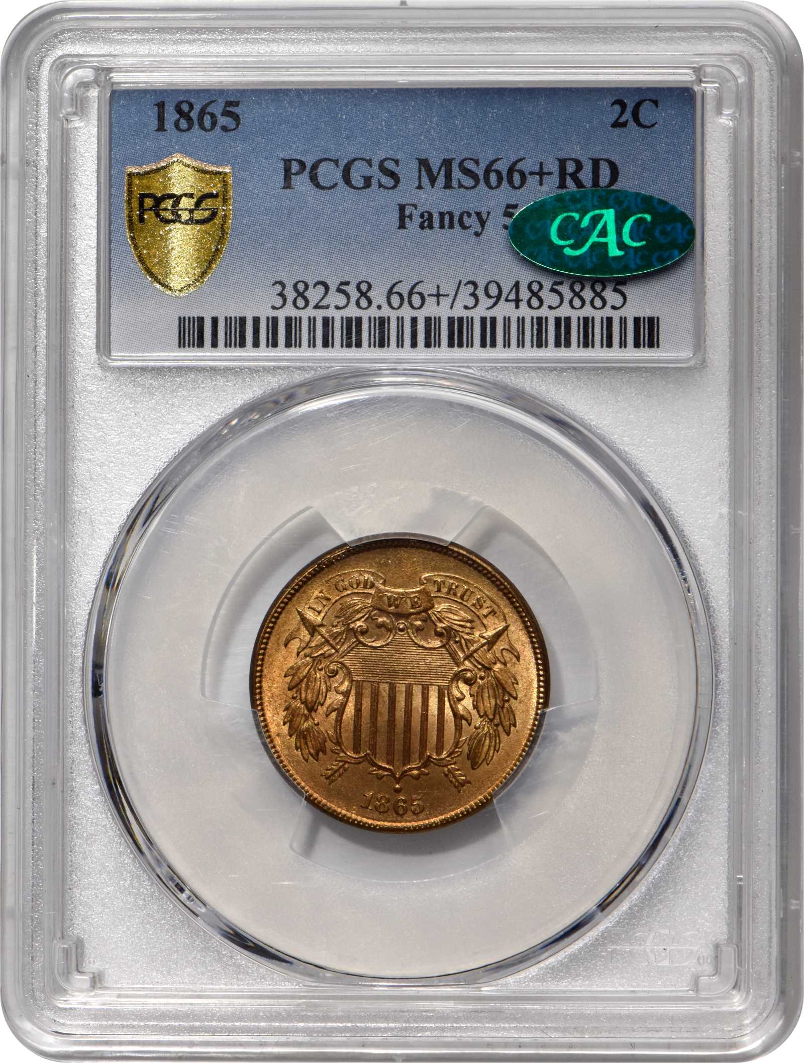 1865 2c Fancy 5 MS RD MS61 RD thumbnail 20