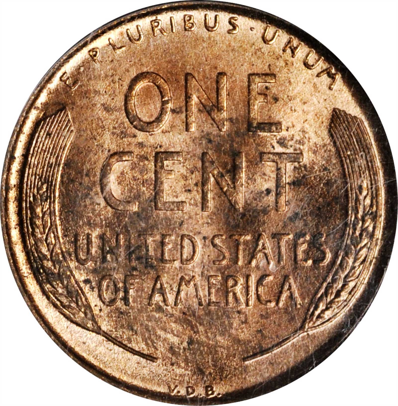 1909 VDB 1c Doubled Die Obverse, FS-1102 MS RB MS63 RB CAC thumbnail 2