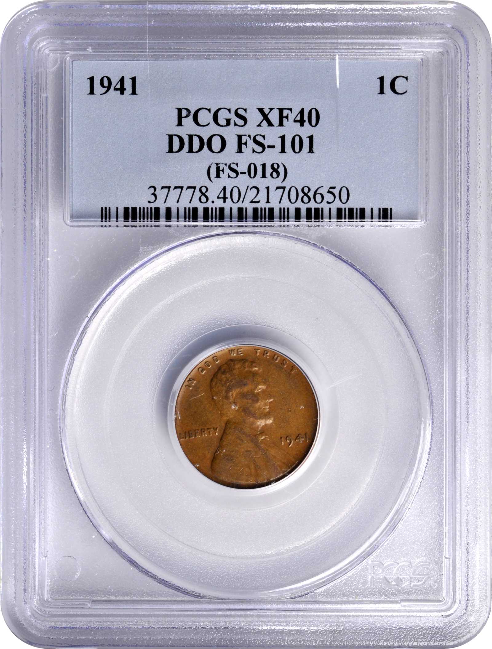 1941 1c Doubled Die Obverse MS BN VF25 BN thumbnail 12