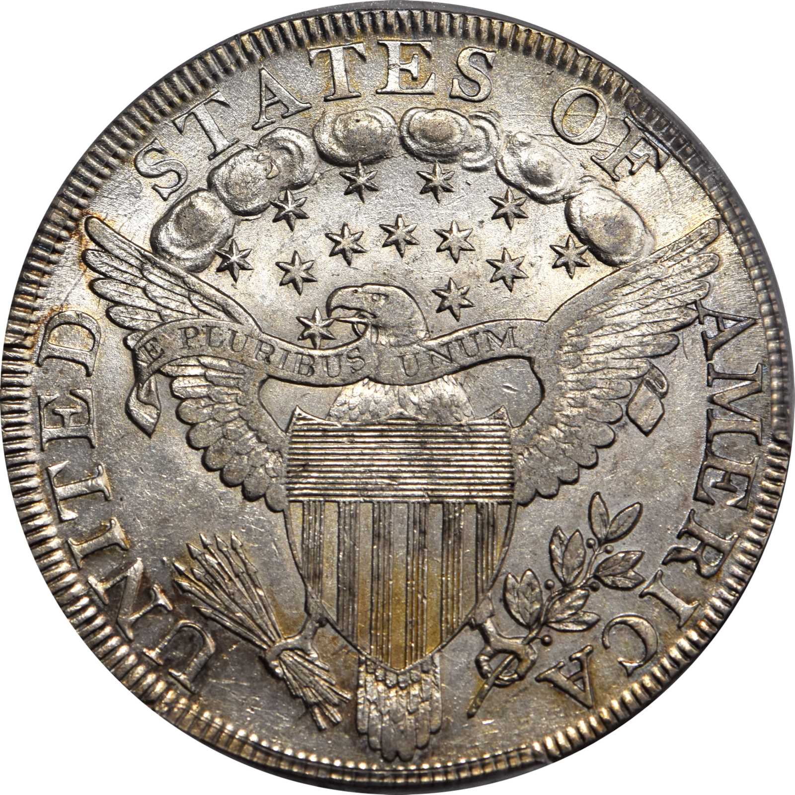 1800 $1  Dotted Date AU55 thumbnail 2