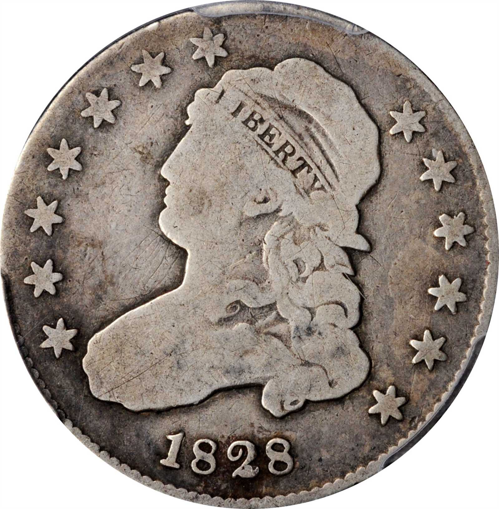 1828 25c 25/50c, B-3, FS-901 G6 CAC thumbnail 3