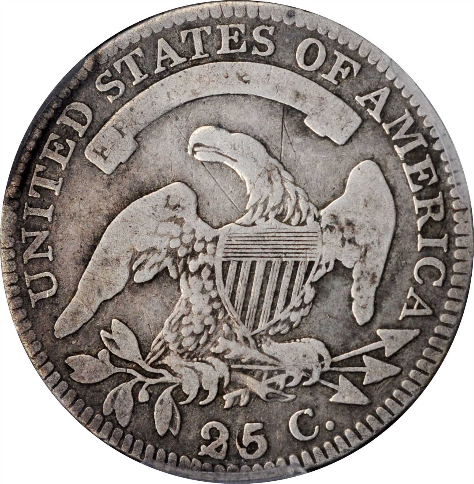 1828 25c 25/50c, B-3, FS-901 G6 CAC thumbnail 4