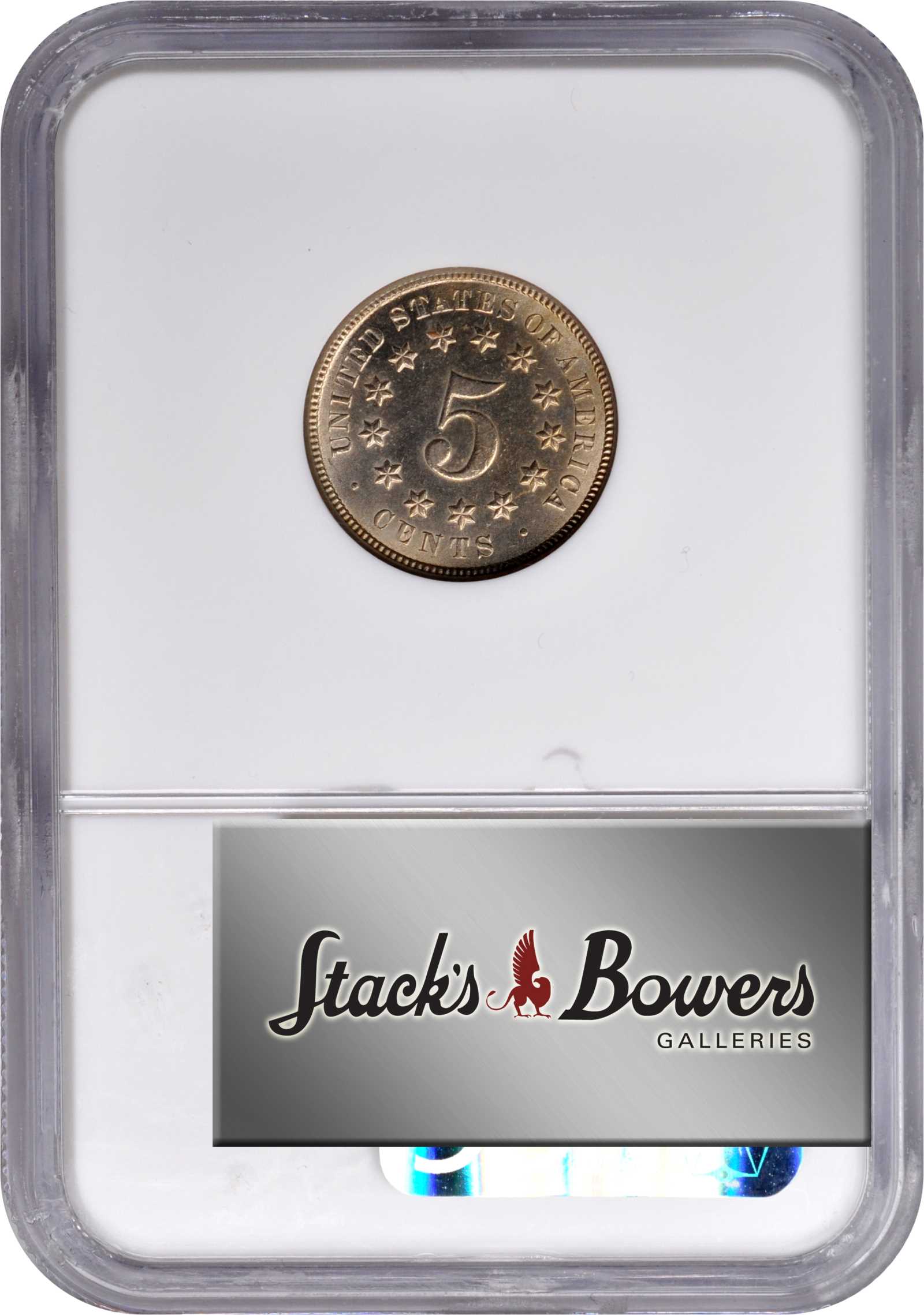 1871 5c Repunched Date, FS-301 F12 CAC thumbnail 6