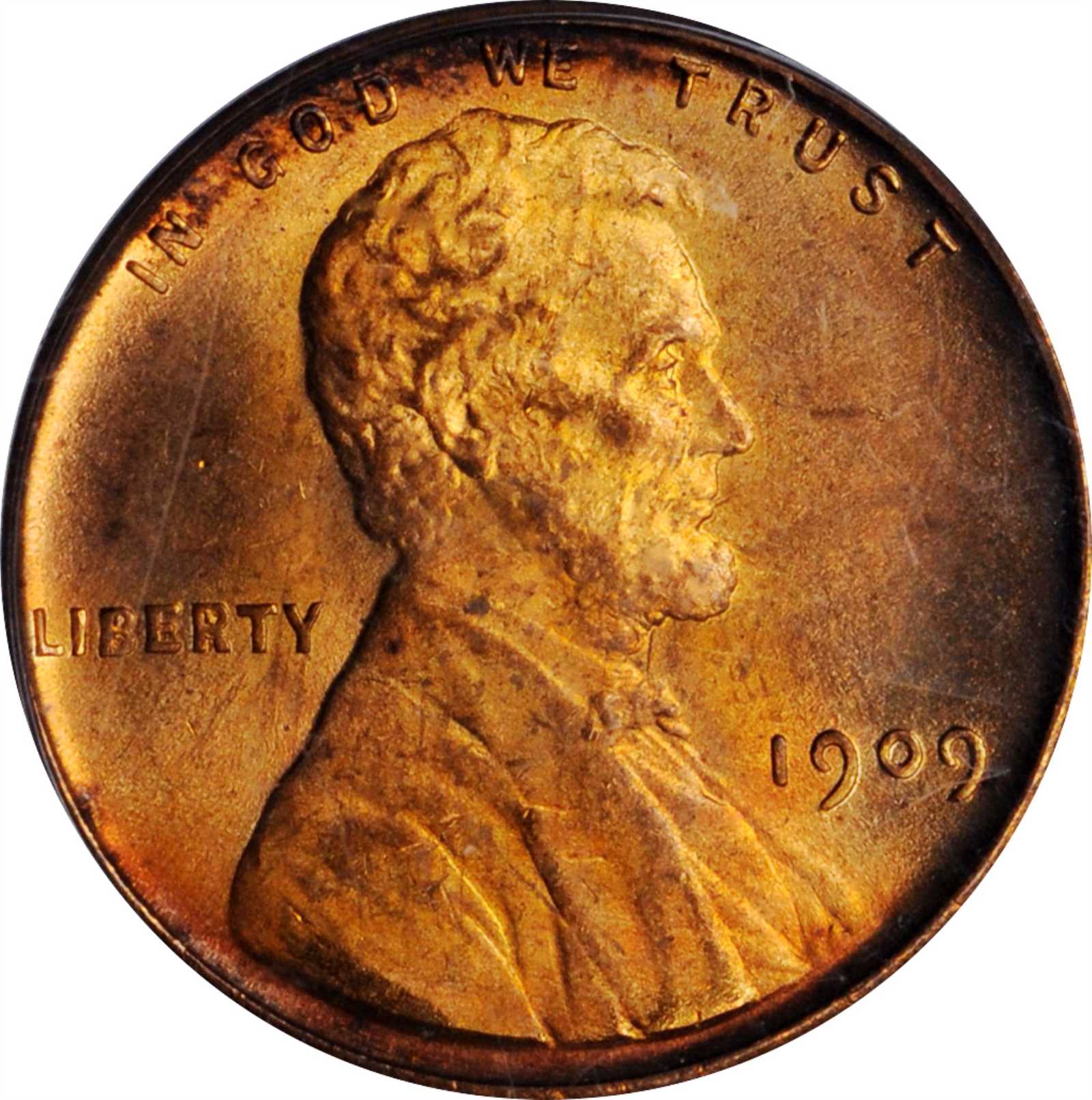 1909 VDB 1c Doubled Die Obverse, FS-1102 MS RD MS62 RD thumbnail 15