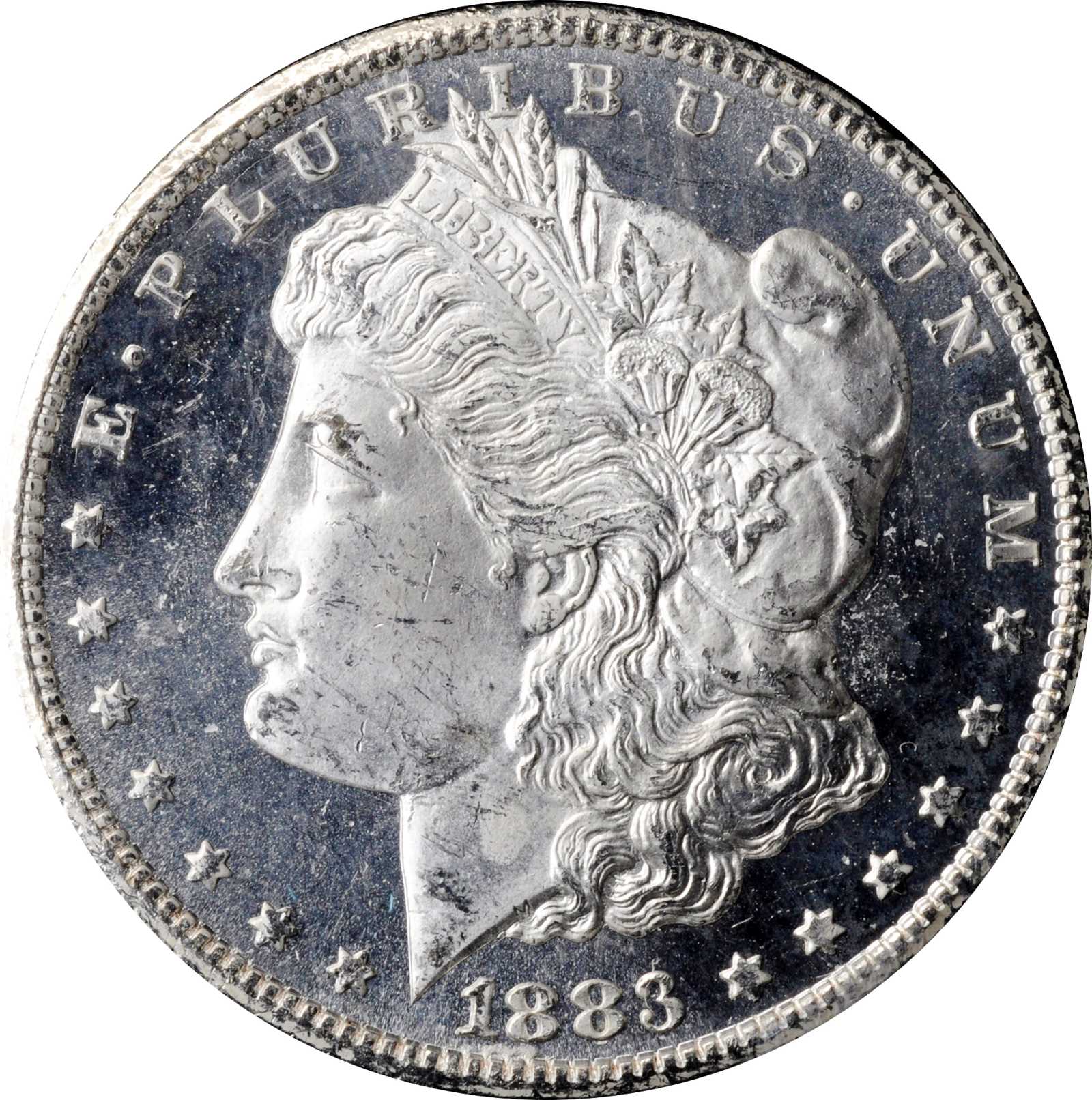 1883-CC GSA Morgan Silver Dollar. MS-65 DPL (NGC).