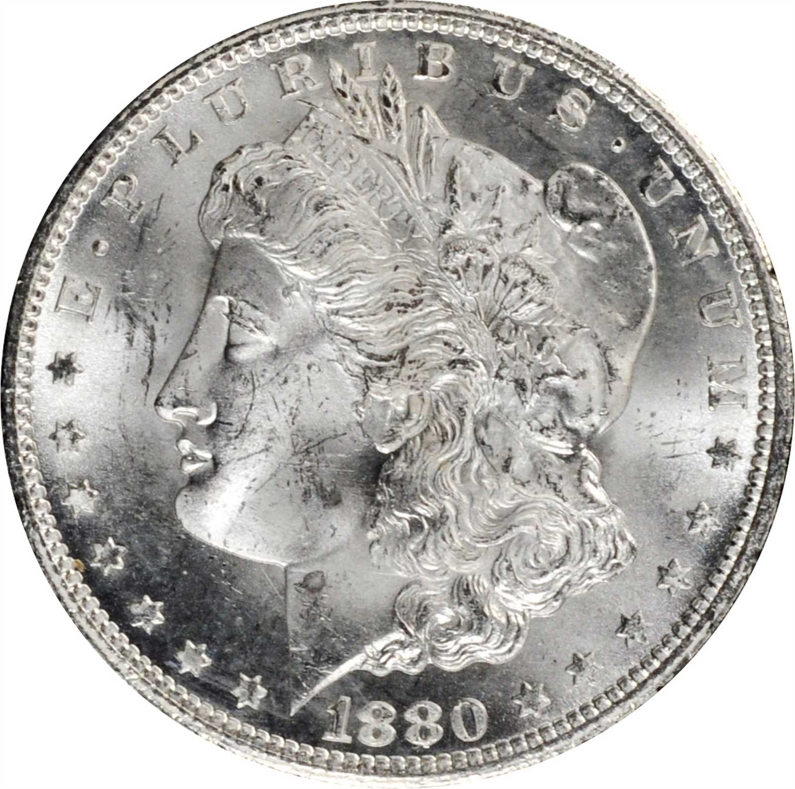 1880-CC GSA Morgan Silver Dollar. MS-63 (NGC).
