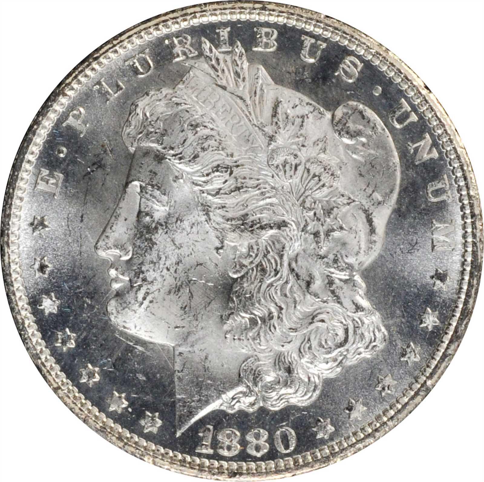 1880-CC GSA Morgan Silver Dollar. MS-62 (NGC).