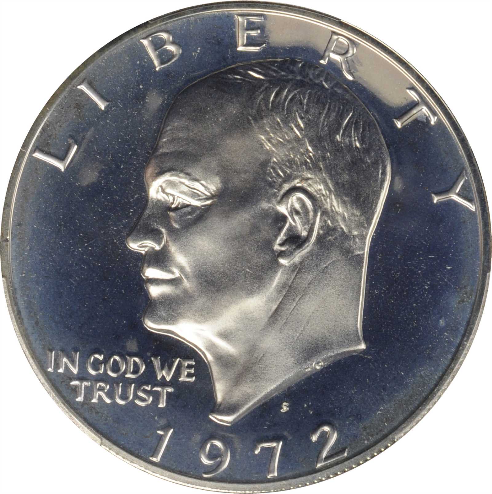 1972-S Eisenhower Dollar. Silver Clad. FS-101. Doubled Die Obverse. Proof-69 Deep Cameo (PCGS).