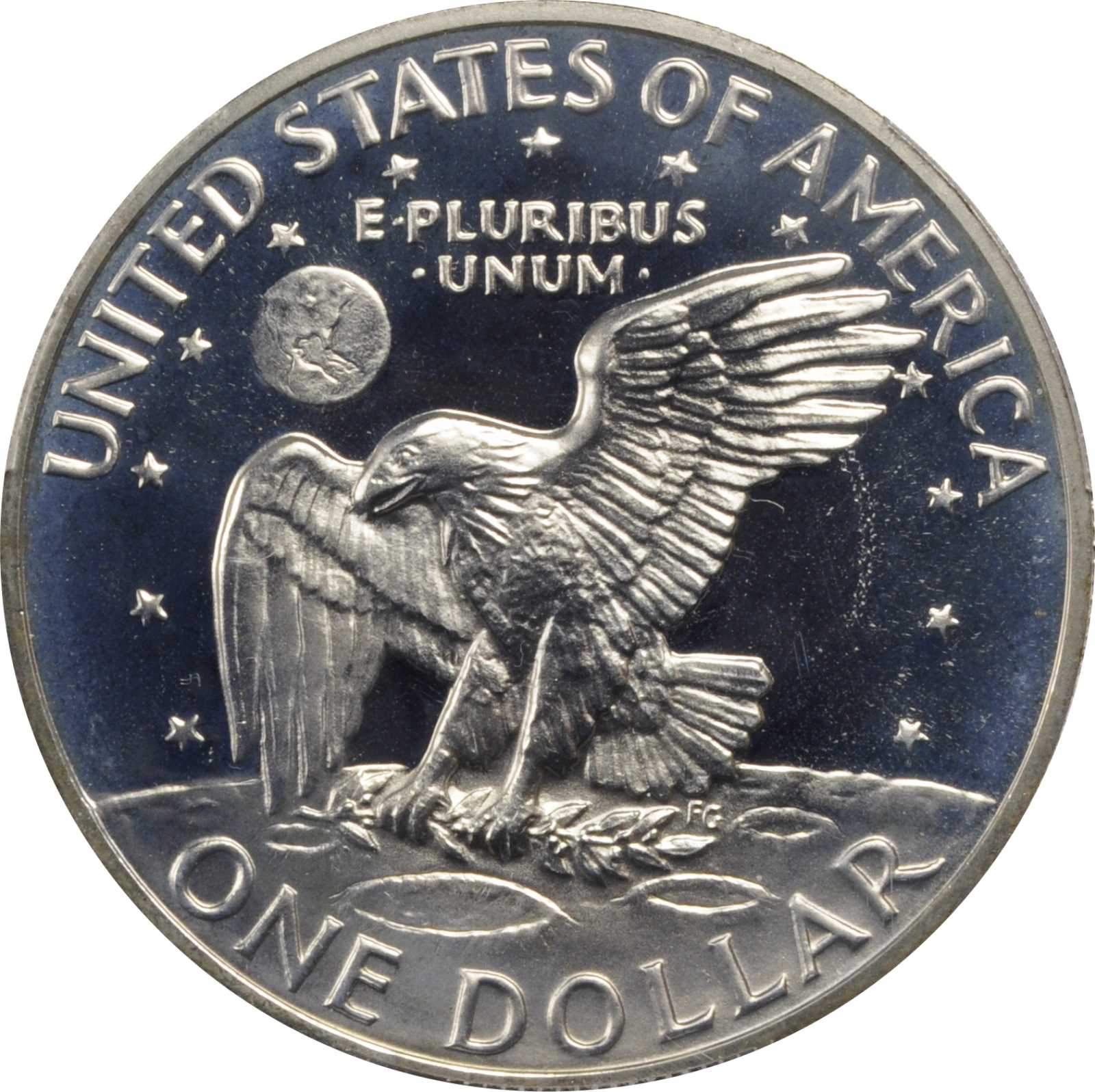 1972-S $1  Silver, Doubled Die Obverse, FS-101 PR DCAM PR63 DCAM thumbnail 11