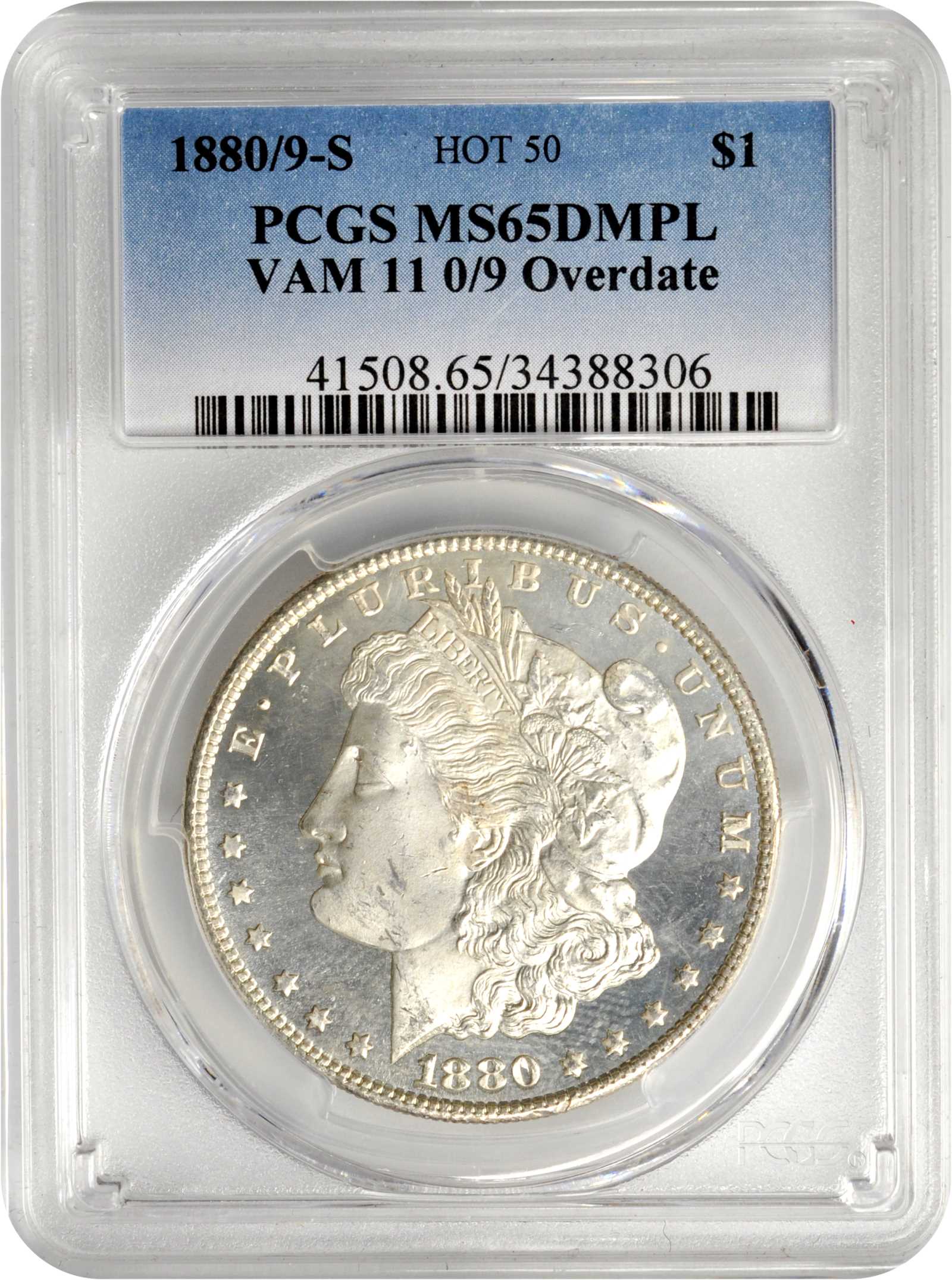 1880/9-S $1  Overdate, VAM-11 MS DMPL MS65 DMPL thumbnail 9