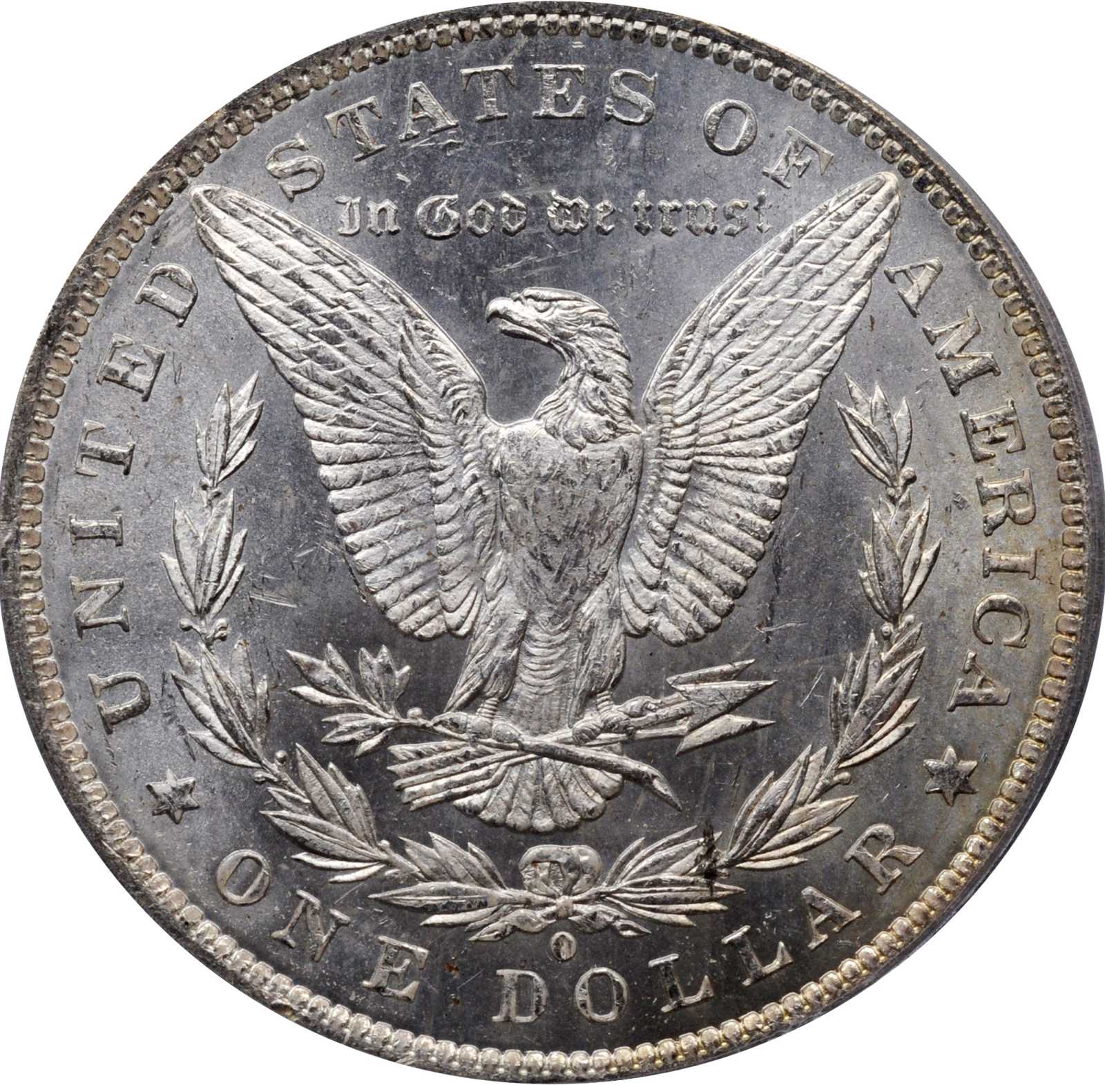 1884-O/O $1  Repunched Mintmark, VAM-6 MS PL MS61 PL CAC thumbnail 2