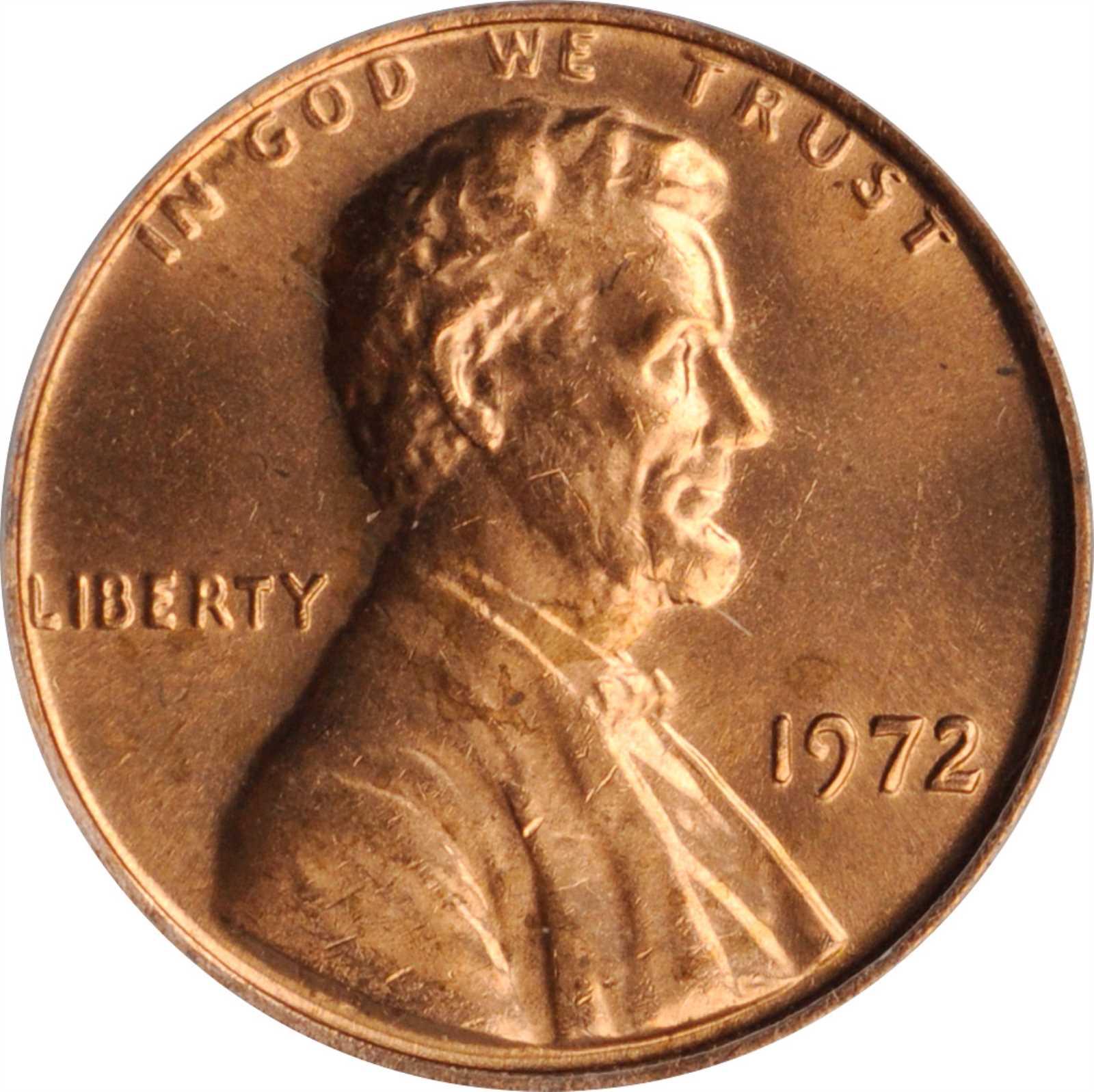 1972 Lincoln Cent. FS-108. Doubled Die Obverse. MS-65 RD (ANACS).