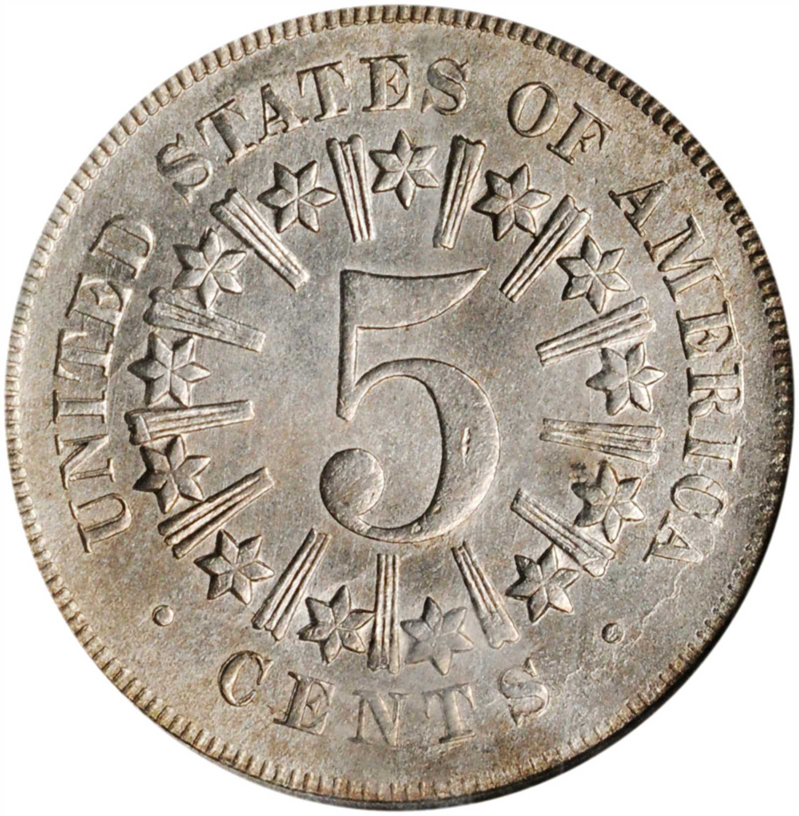 1866/1866 5c Rays, Repunched Date, FS-302 VG8 thumbnail 18