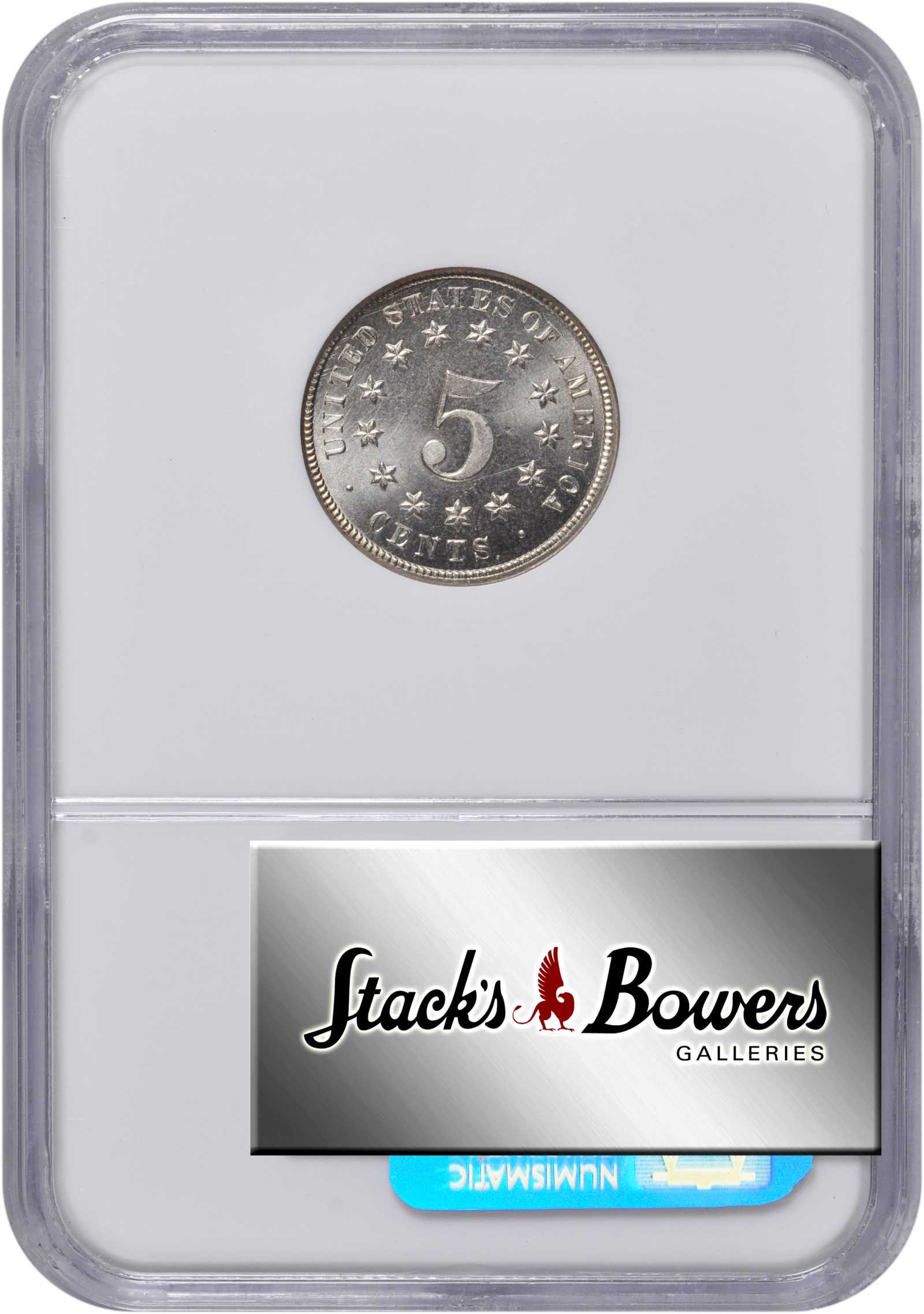1871 5c Repunched Date, FS-301 F12 CAC thumbnail 12