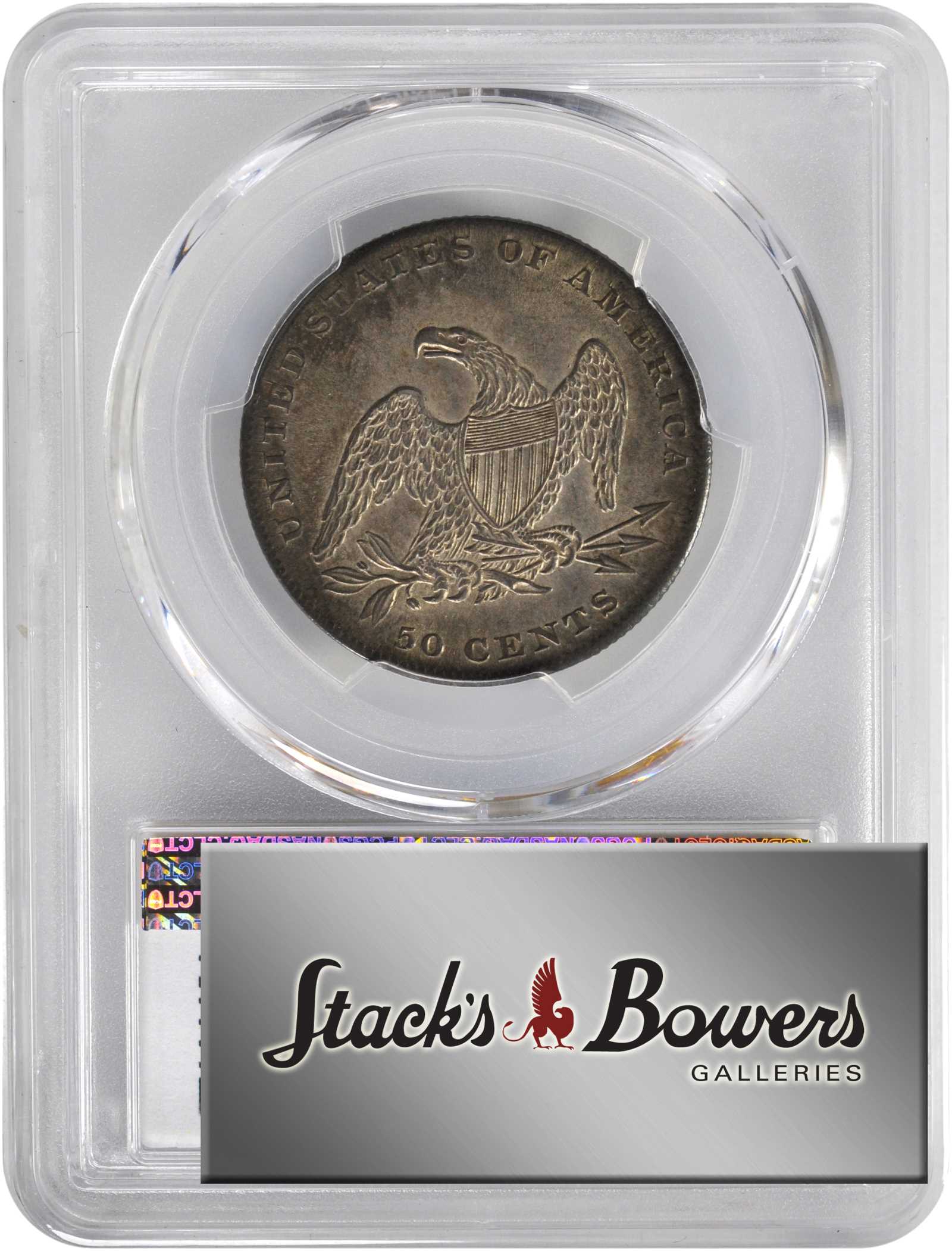 1837 50c Reeded Edge, GR-20 XF45 thumbnail 5