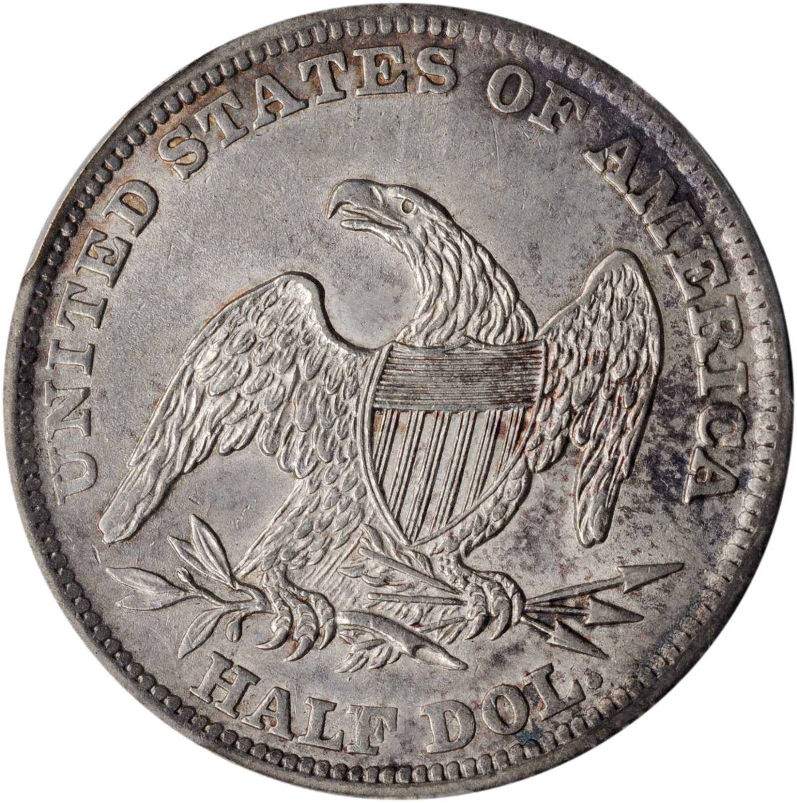 1838 50c Reeded Edge, GR-6 VG10 thumbnail 7