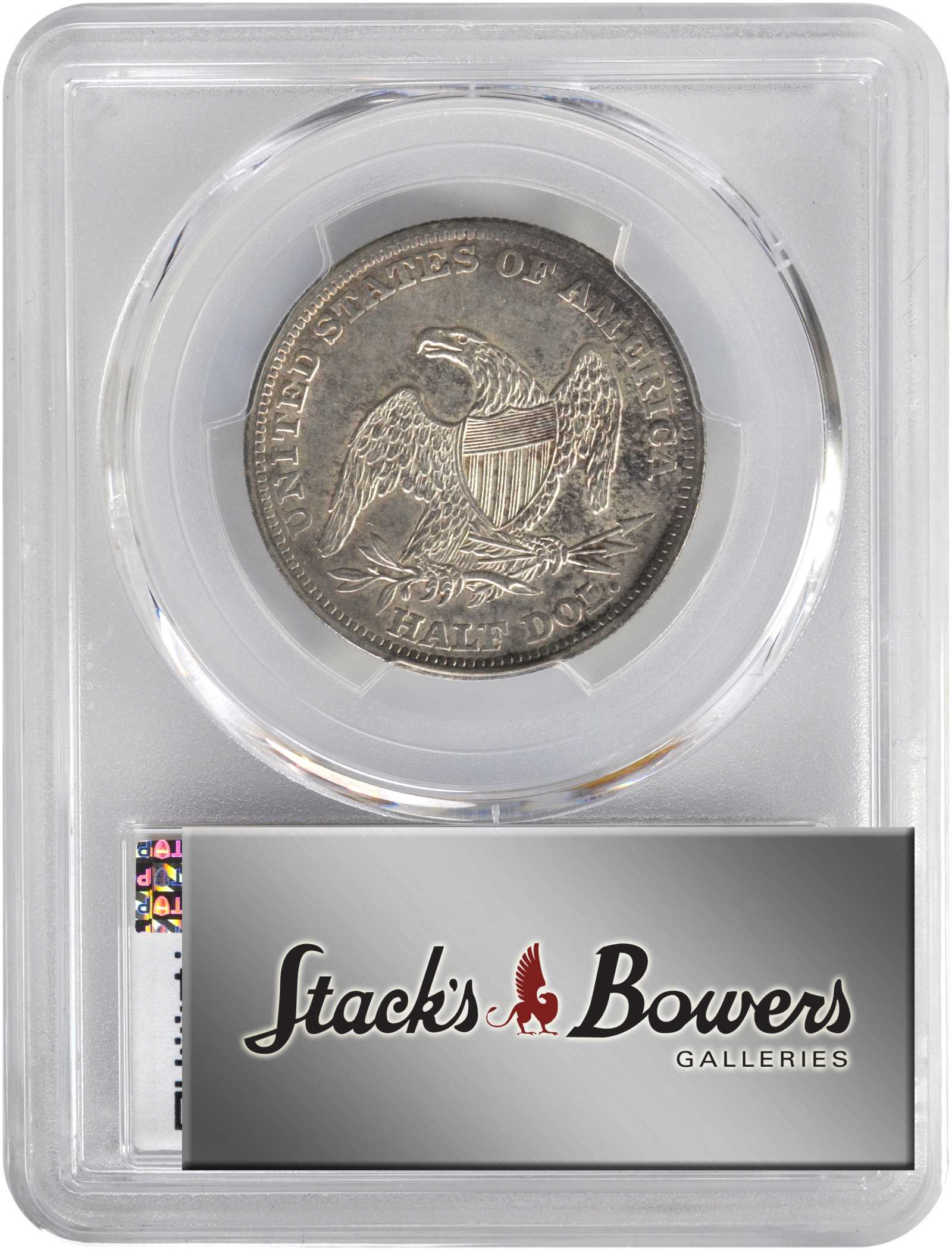 1838 50c Reeded Edge, GR-6 VG10 thumbnail 9