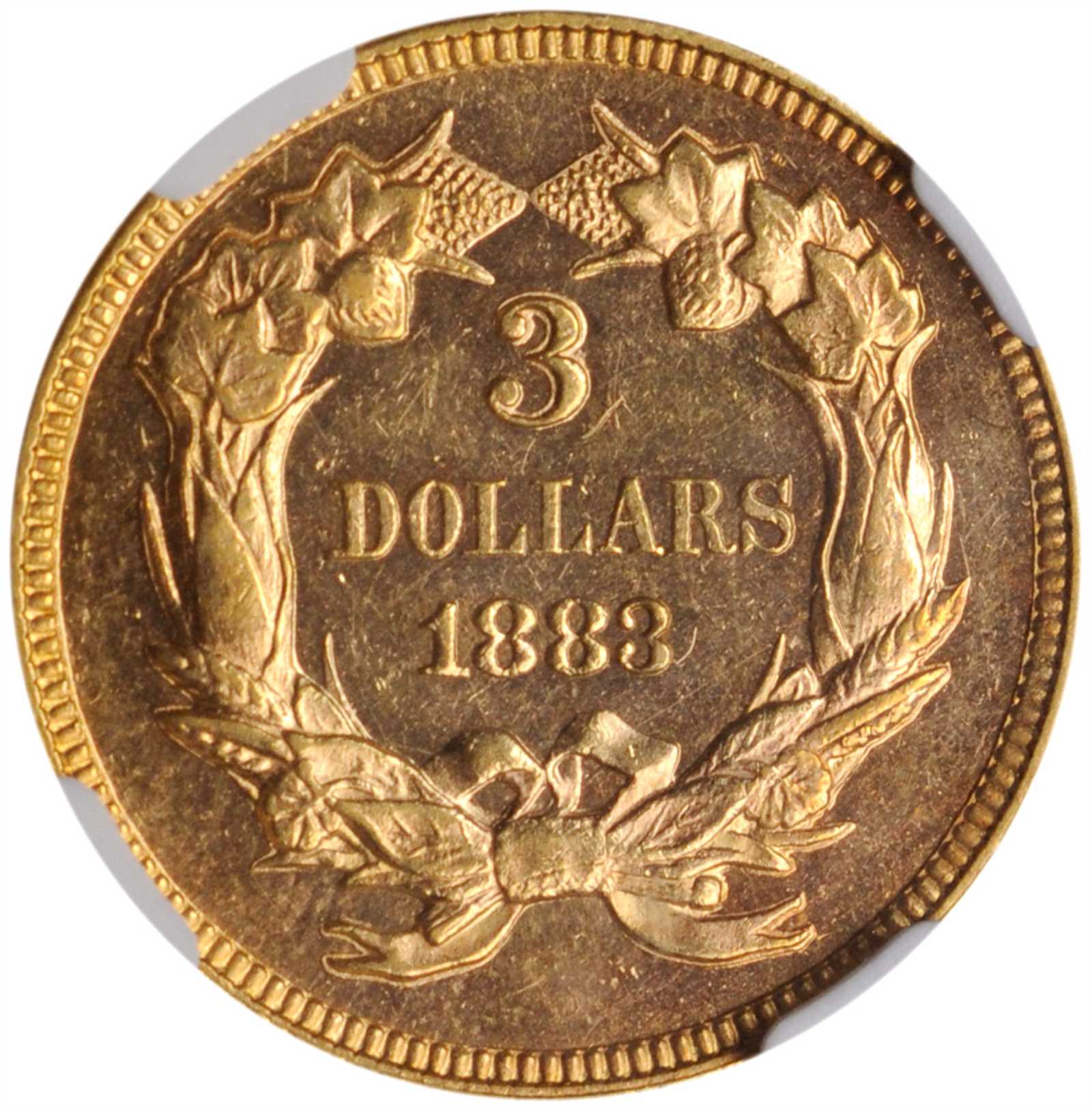 1883 $3  MS PL AU58 PL thumbnail 3