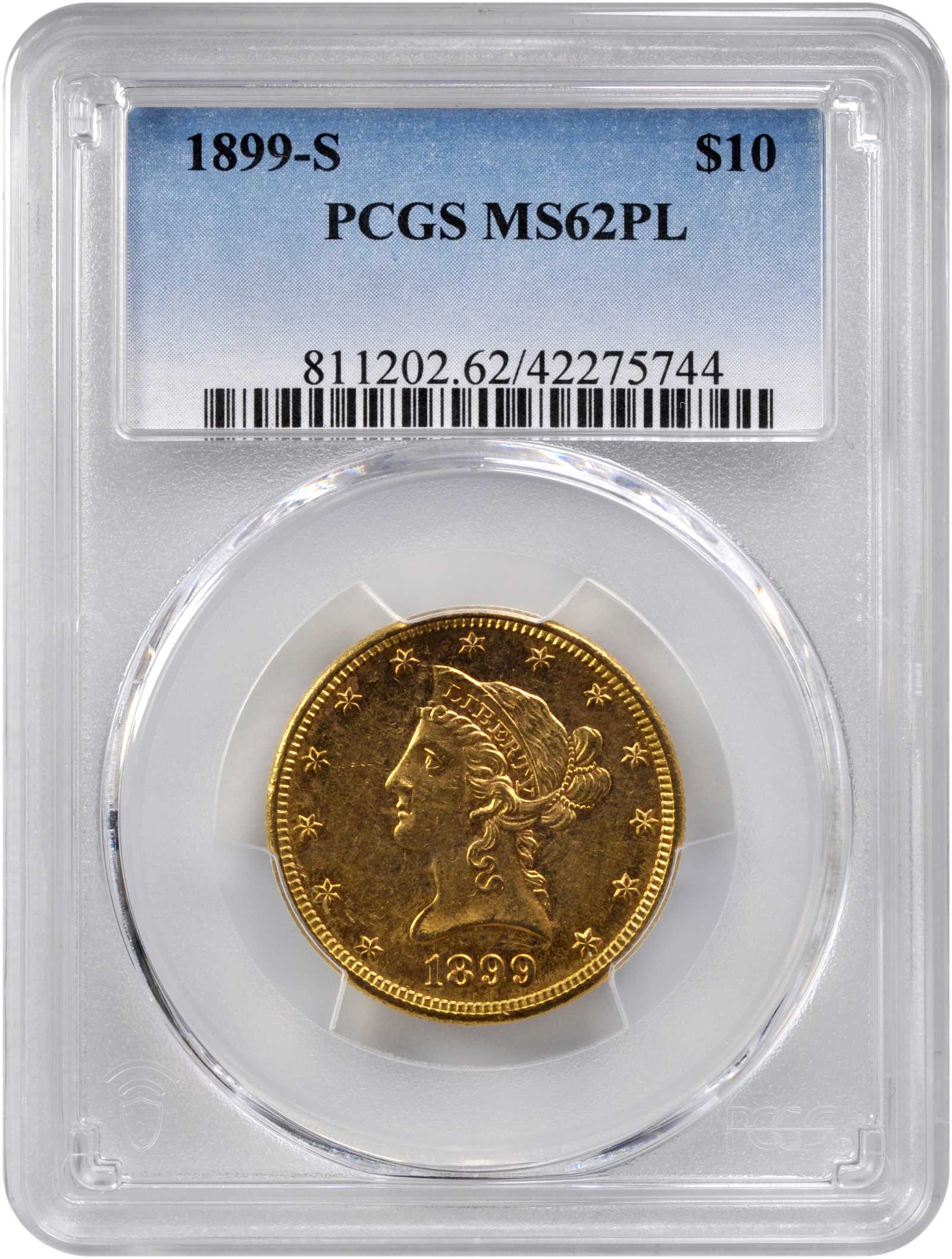 1899-S $10  MS PL thumbnail 15