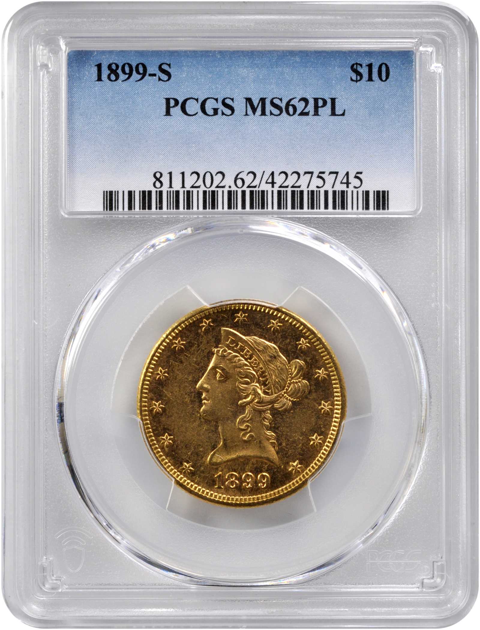 1899-S $10  MS PL thumbnail 19