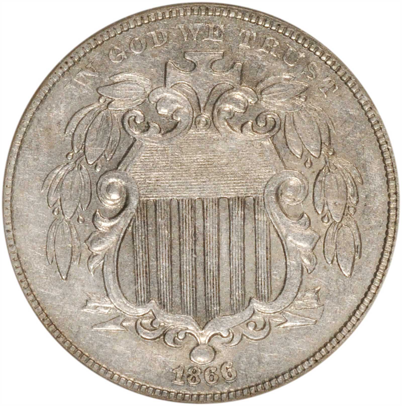 1866/1866 Rays, Repunched Date Nickel FS 305 MS Values | Greysheet