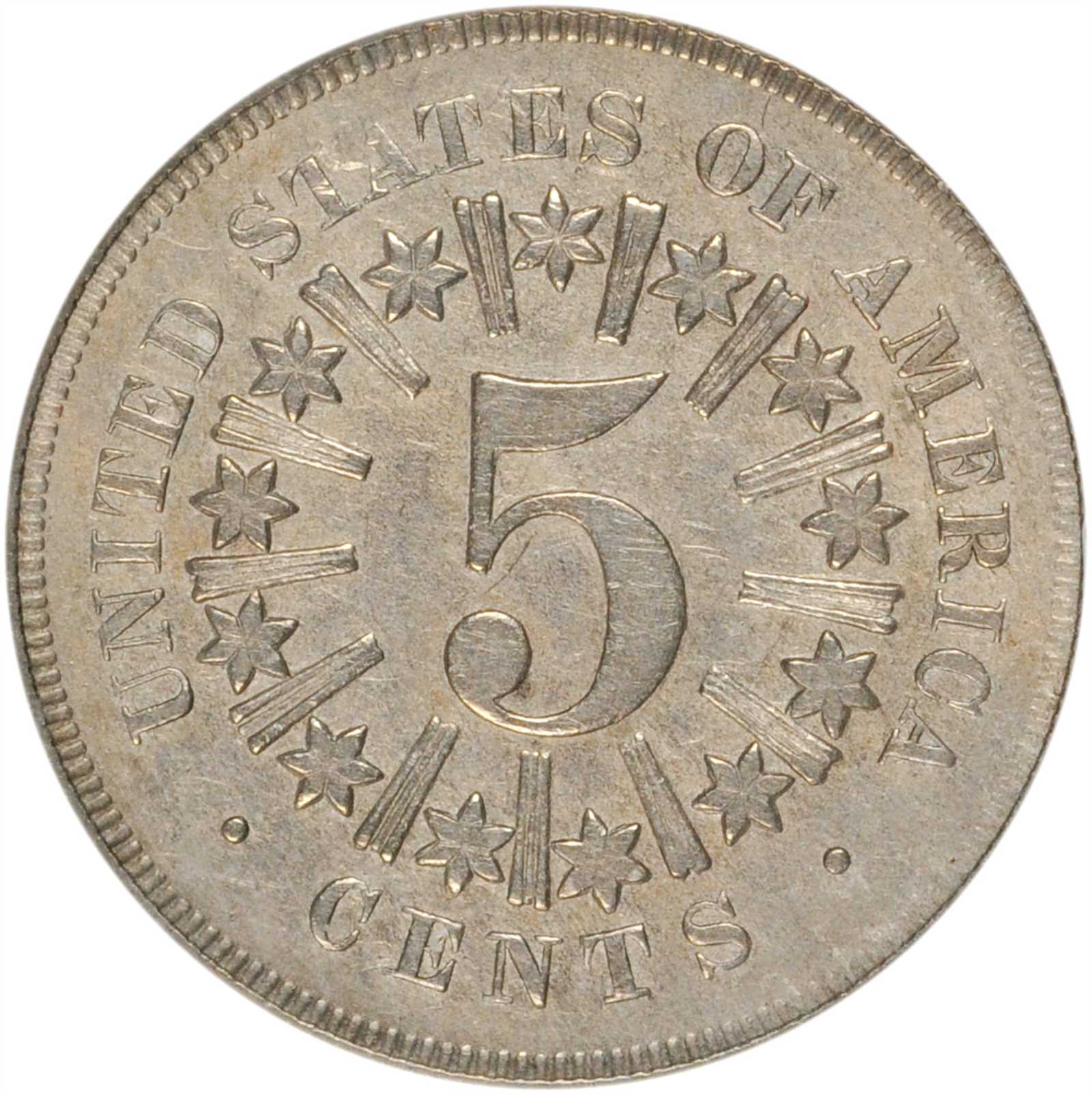 1867 5c Rays, DDO & RPD, FS-302 VF20 thumbnail 4